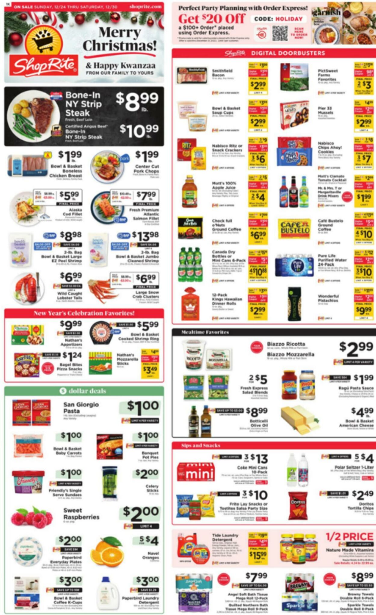 Weekly ad ShopRite 12/29/2023 - 01/06/2024