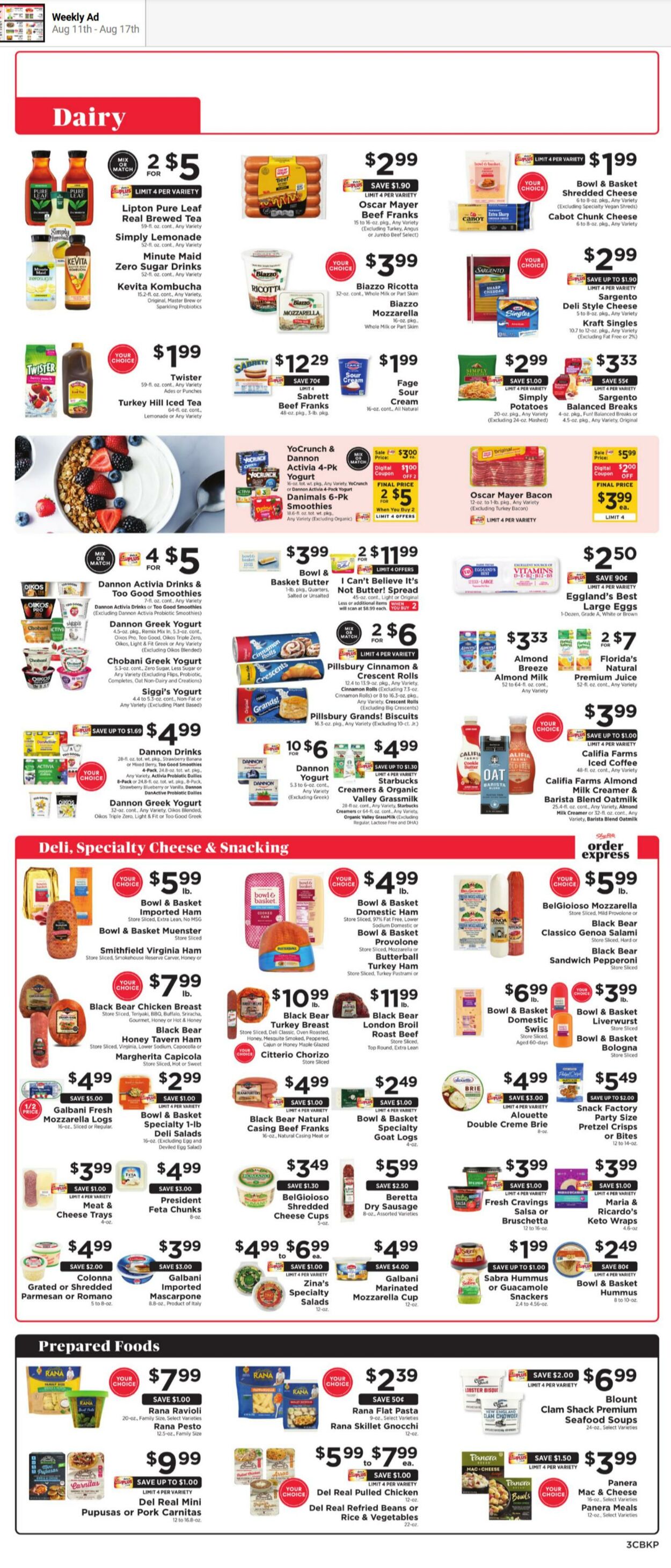 Weekly ad ShopRite 08/11/2024 - 08/17/2024