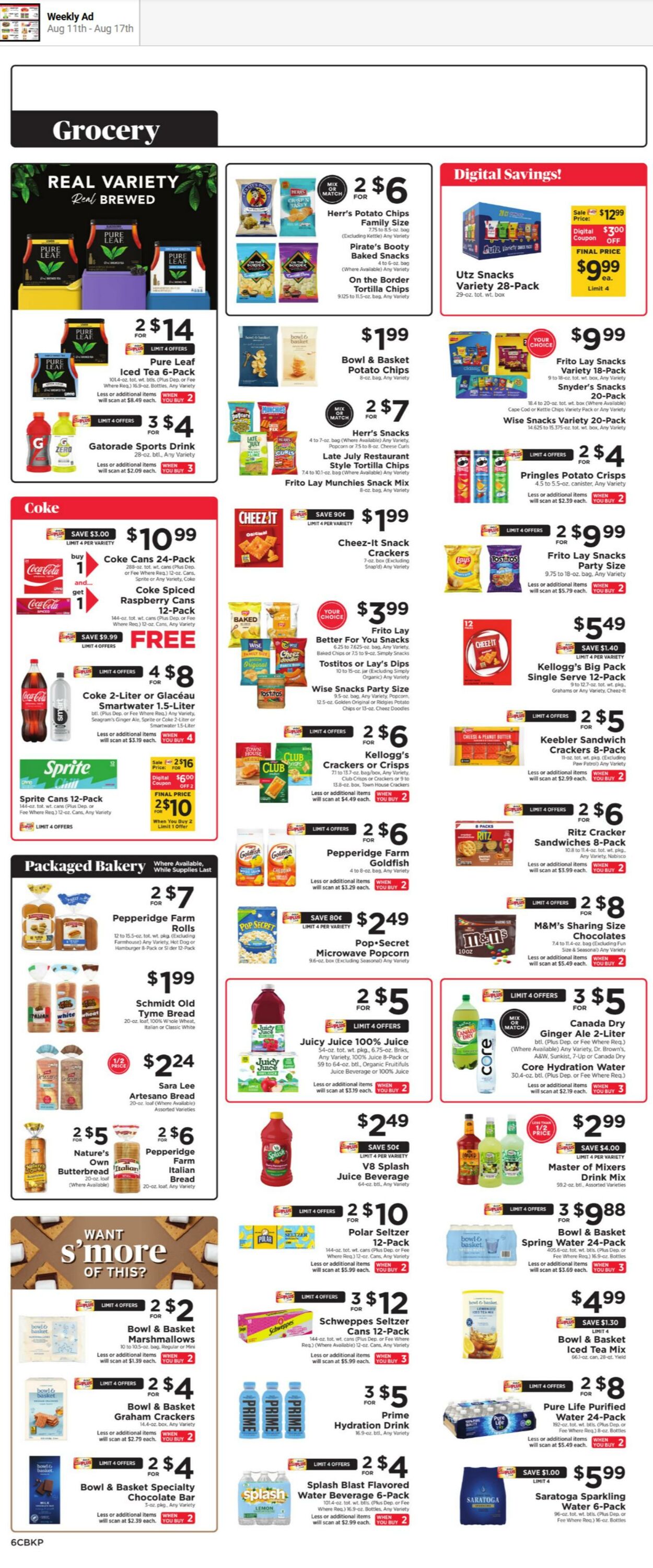 Weekly ad ShopRite 08/11/2024 - 08/17/2024