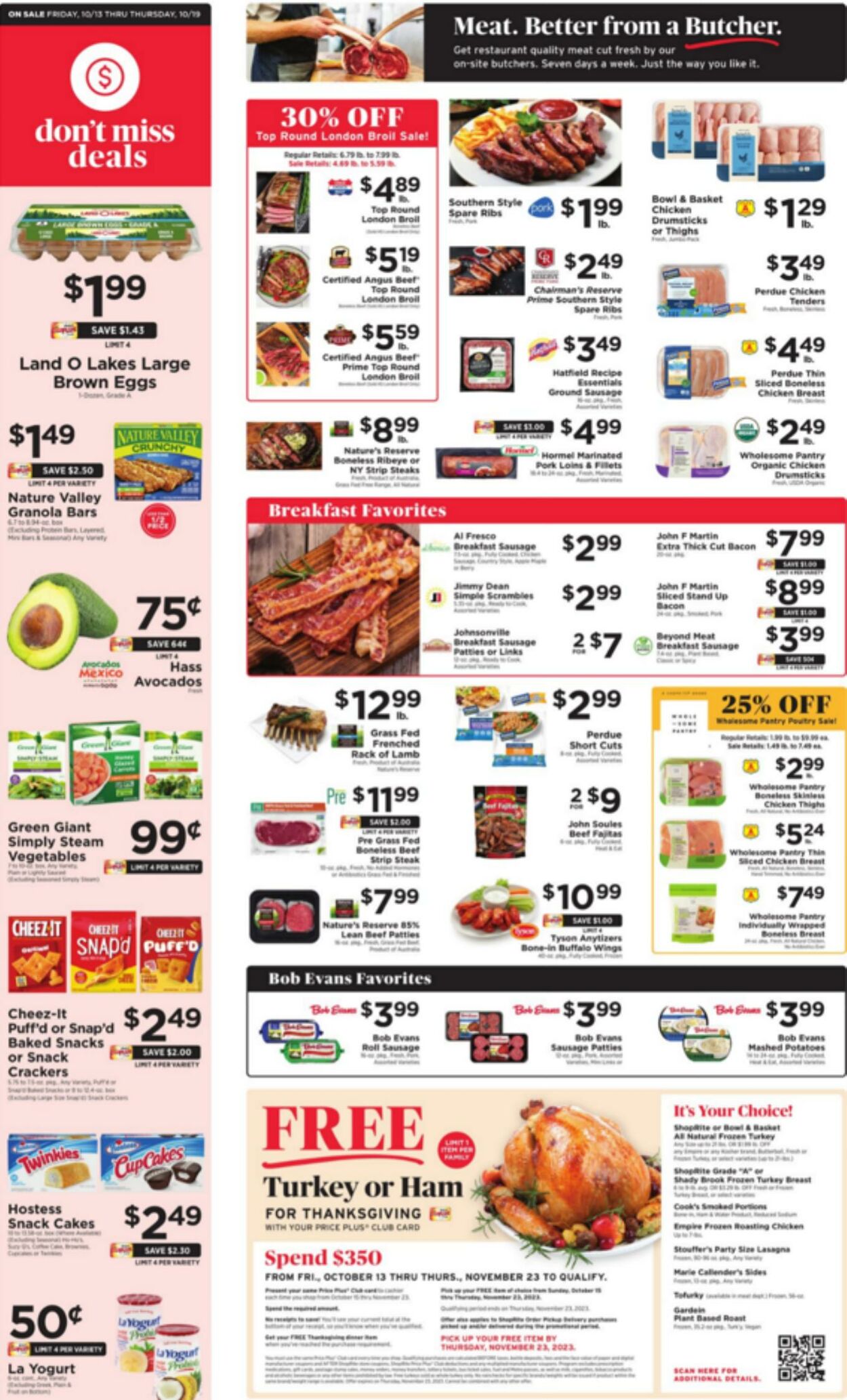 ShopRite Promotional Ad - Valid from 10/13 to 10/19 - Page nb 2 ...