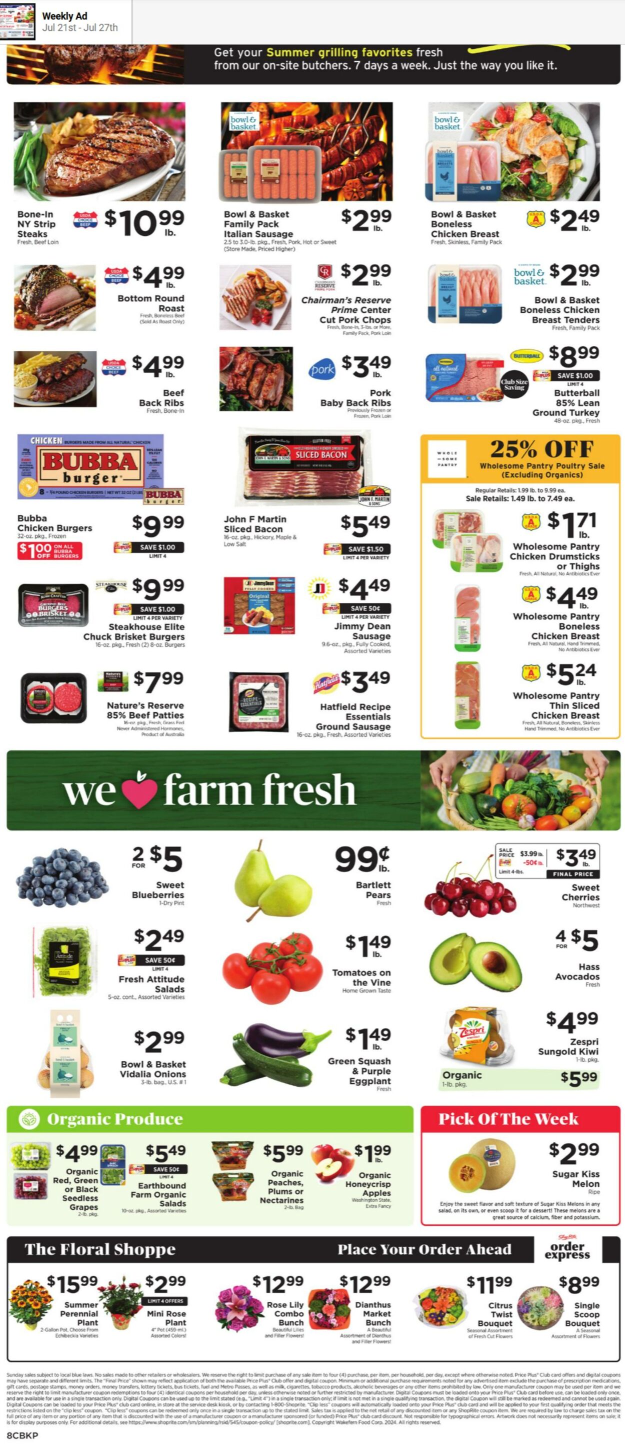 Weekly ad ShopRite 07/21/2024 - 07/27/2024