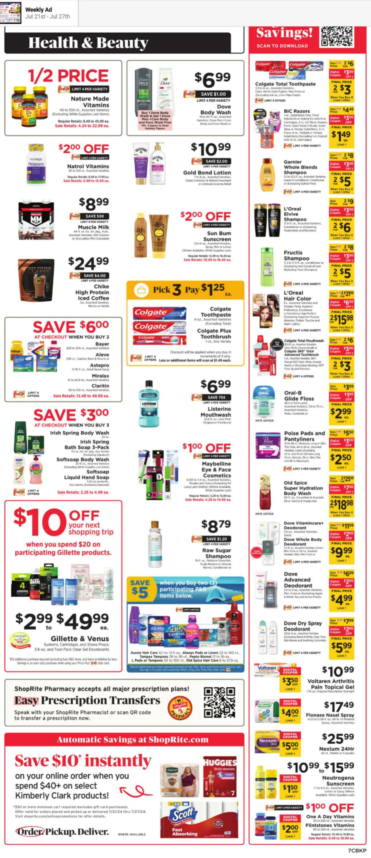 Weekly ad ShopRite 07/21/2024 - 07/27/2024