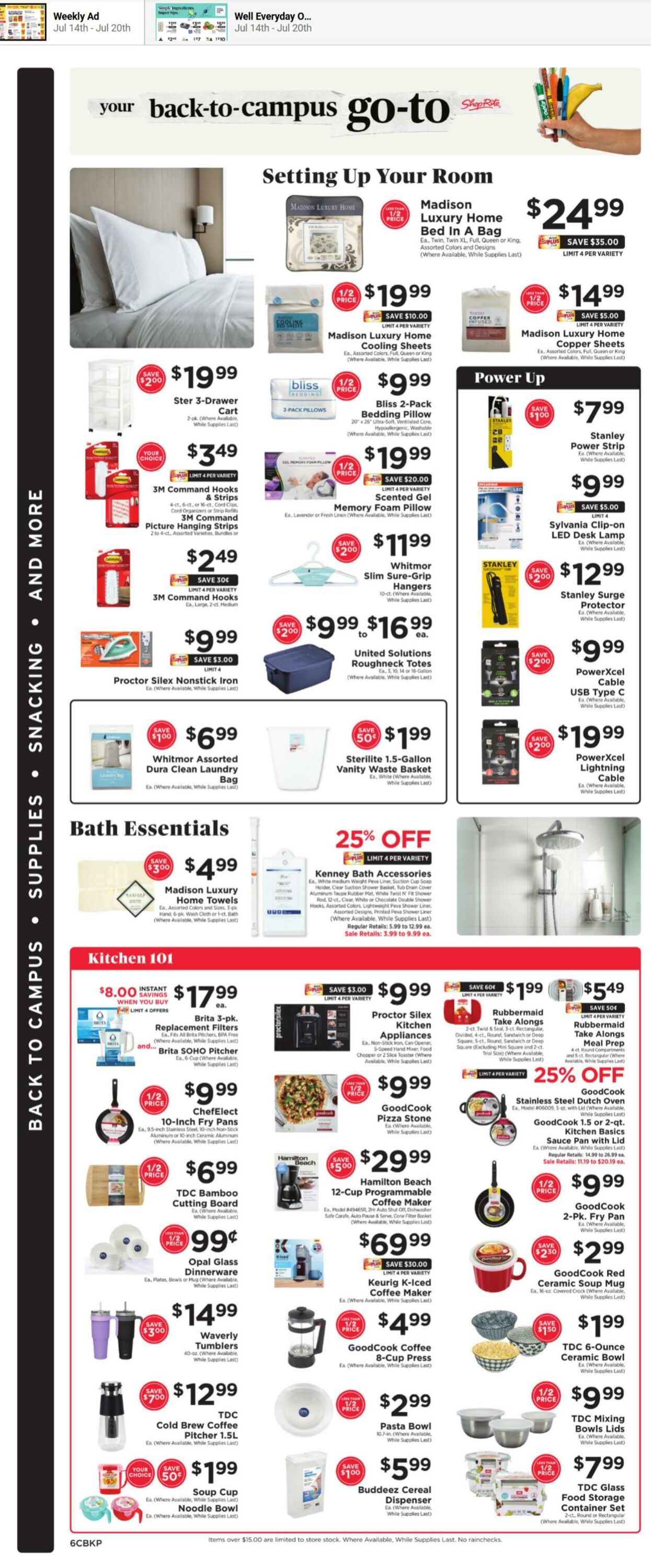 Weekly ad ShopRite 07/14/2024 - 07/20/2024