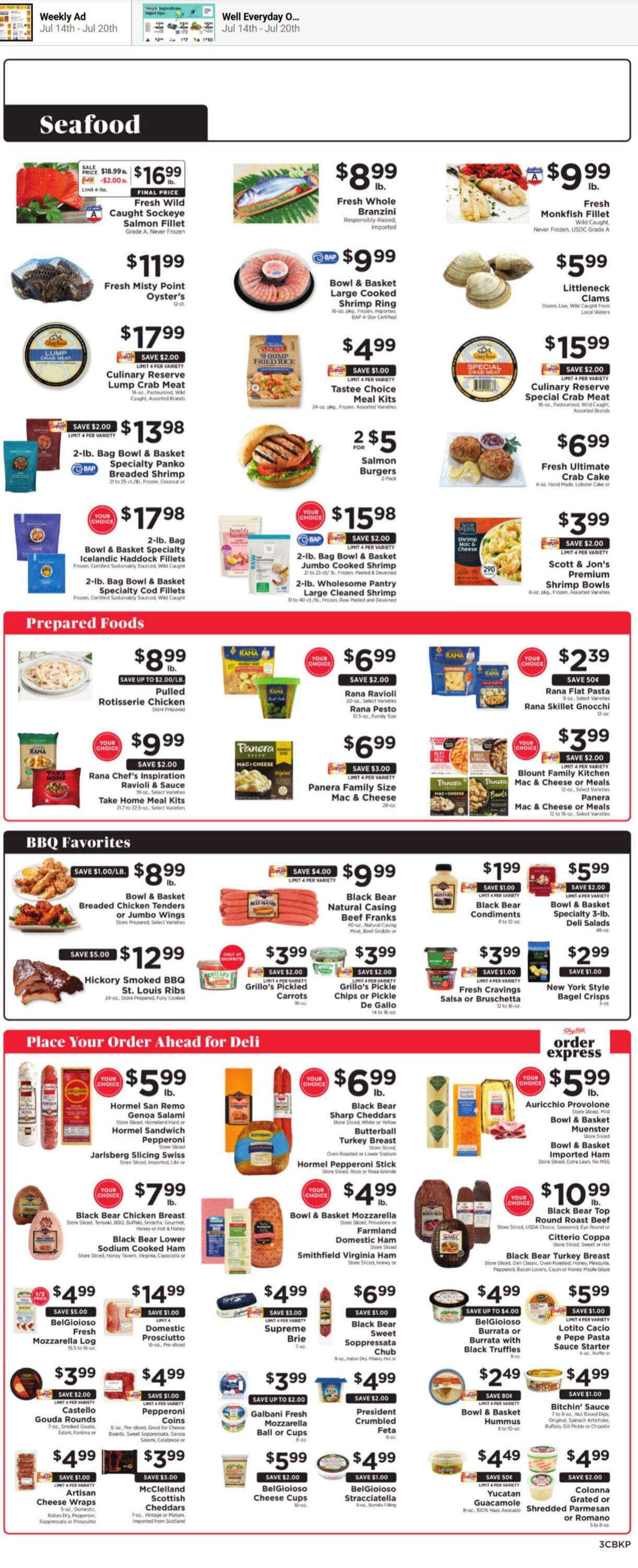 Weekly ad ShopRite 07/14/2024 - 07/20/2024