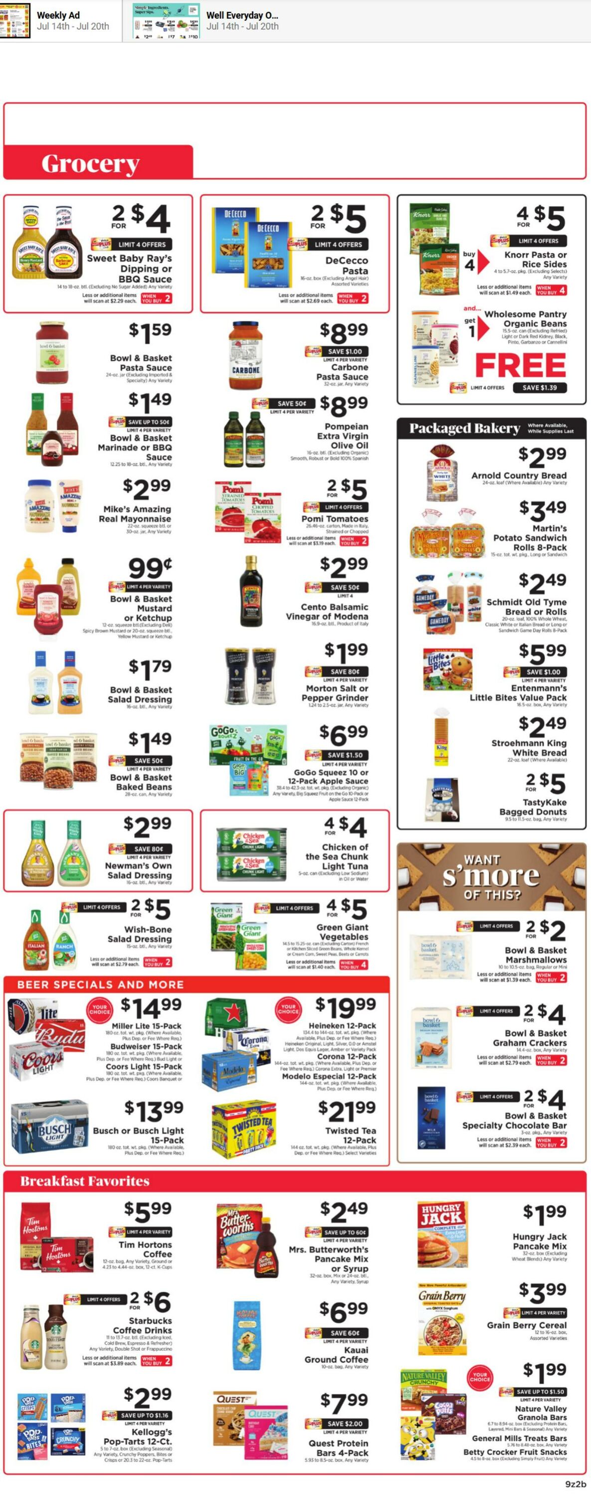 Weekly ad ShopRite 07/14/2024 - 07/20/2024