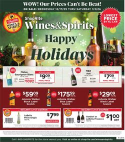 Weekly ad ShopRite 12/17/2025 - 01/03/2026