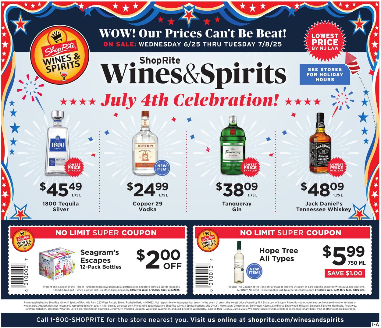Weekly ad ShopRite 06/25/2025 - 07/08/2025