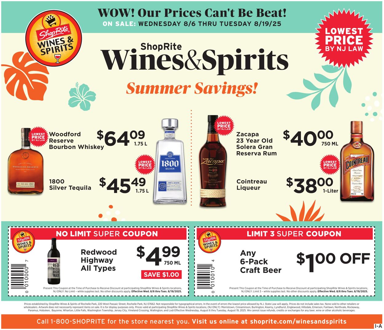 Weekly ad ShopRite 08/06/2025 - 08/19/2025