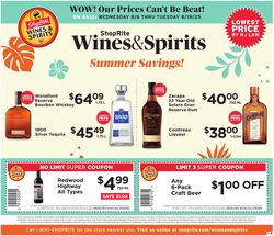 Weekly ad ShopRite 08/06/2025 - 08/19/2025