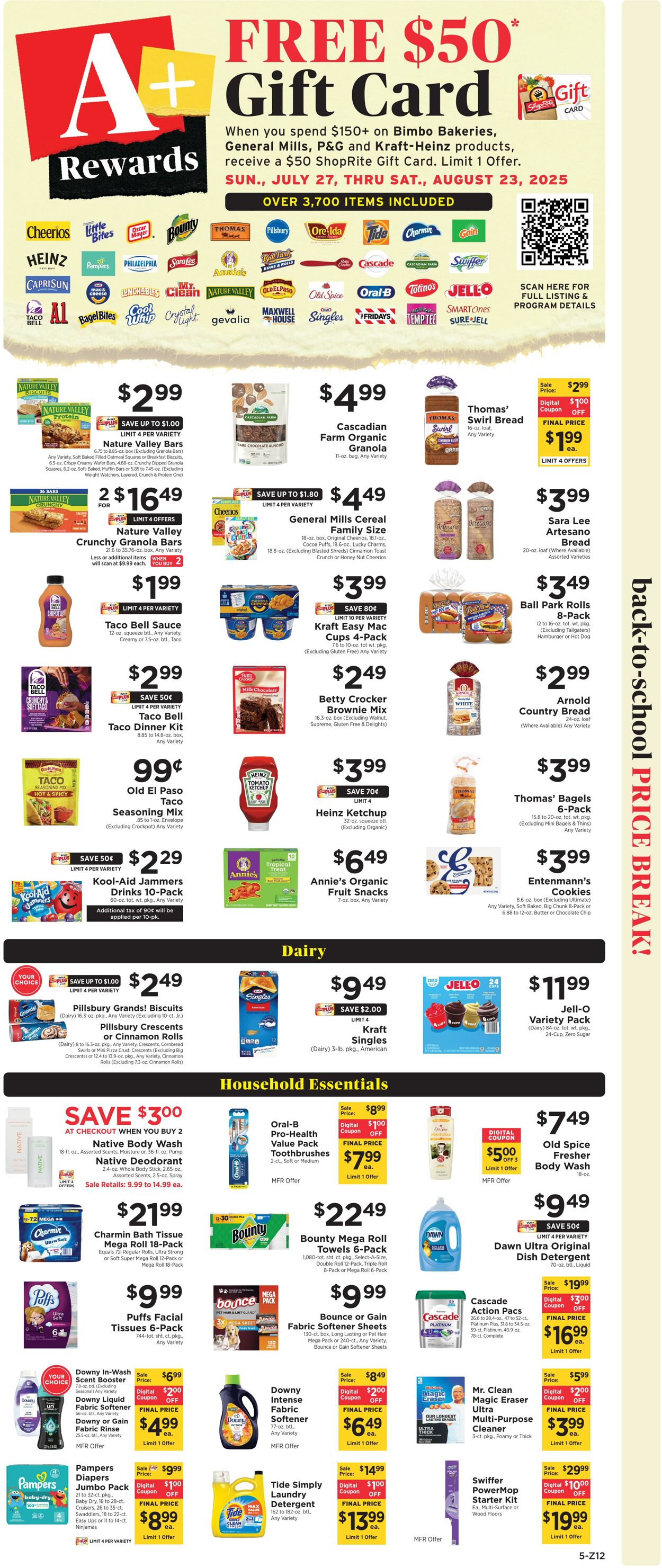 Weekly ad ShopRite 07/31/2025 - 08/09/2025