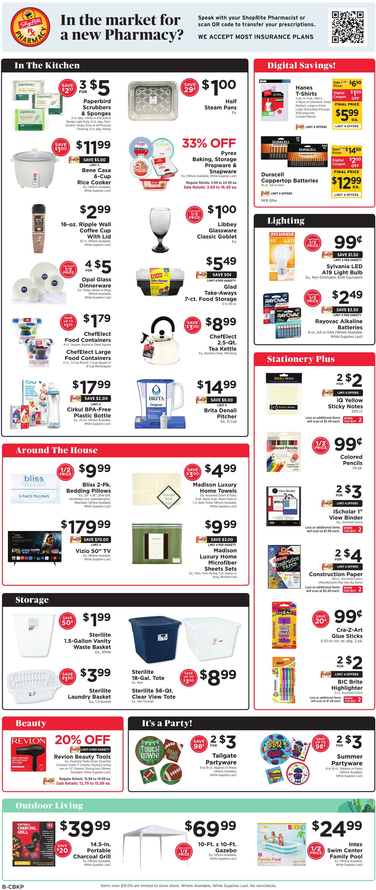 Weekly ad ShopRite 07/31/2025 - 08/09/2025
