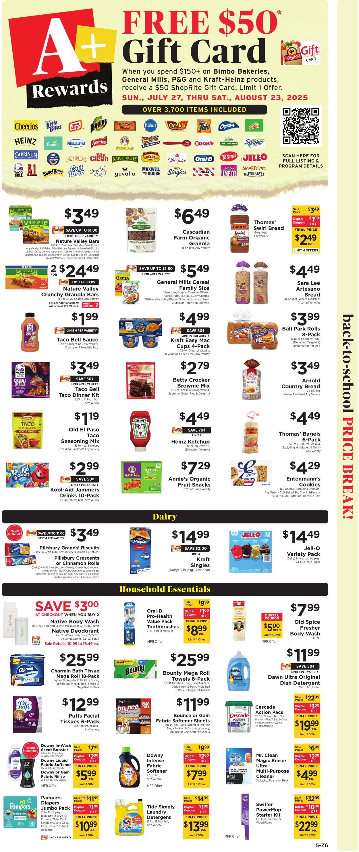 Weekly ad ShopRite 07/31/2025 - 08/09/2025