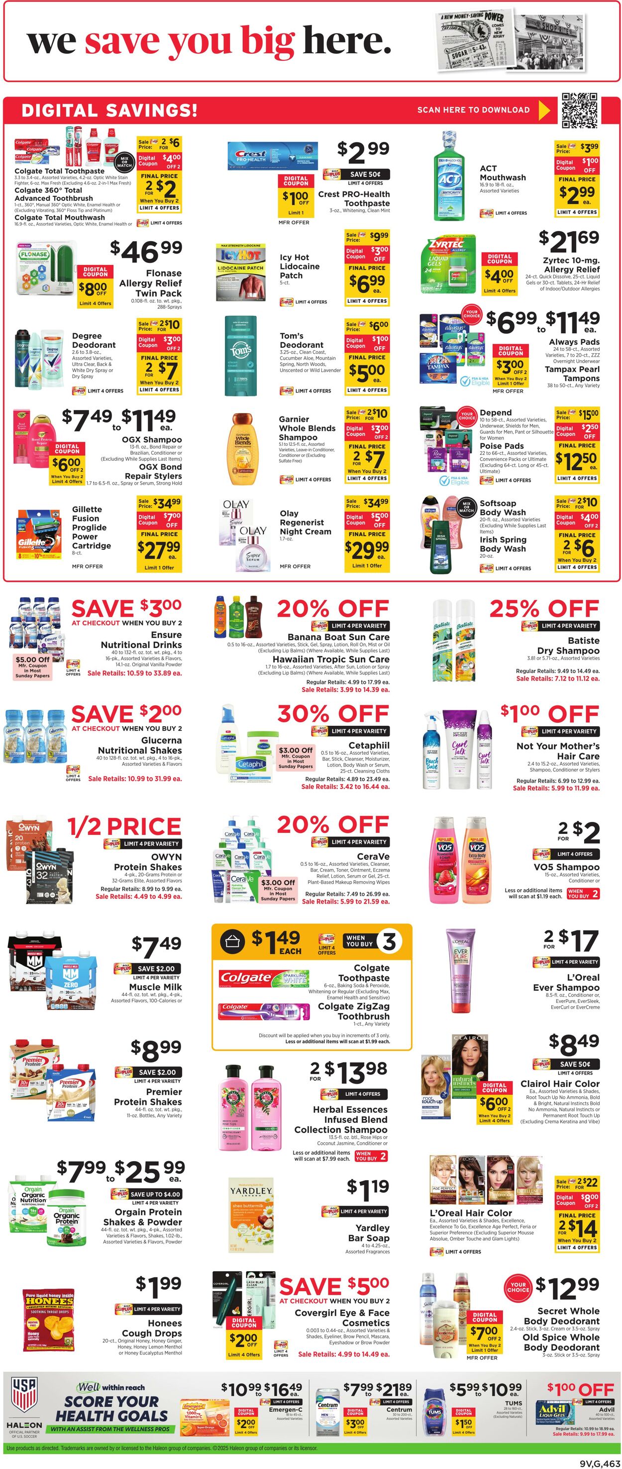 Weekly ad ShopRite 07/31/2025 - 08/09/2025