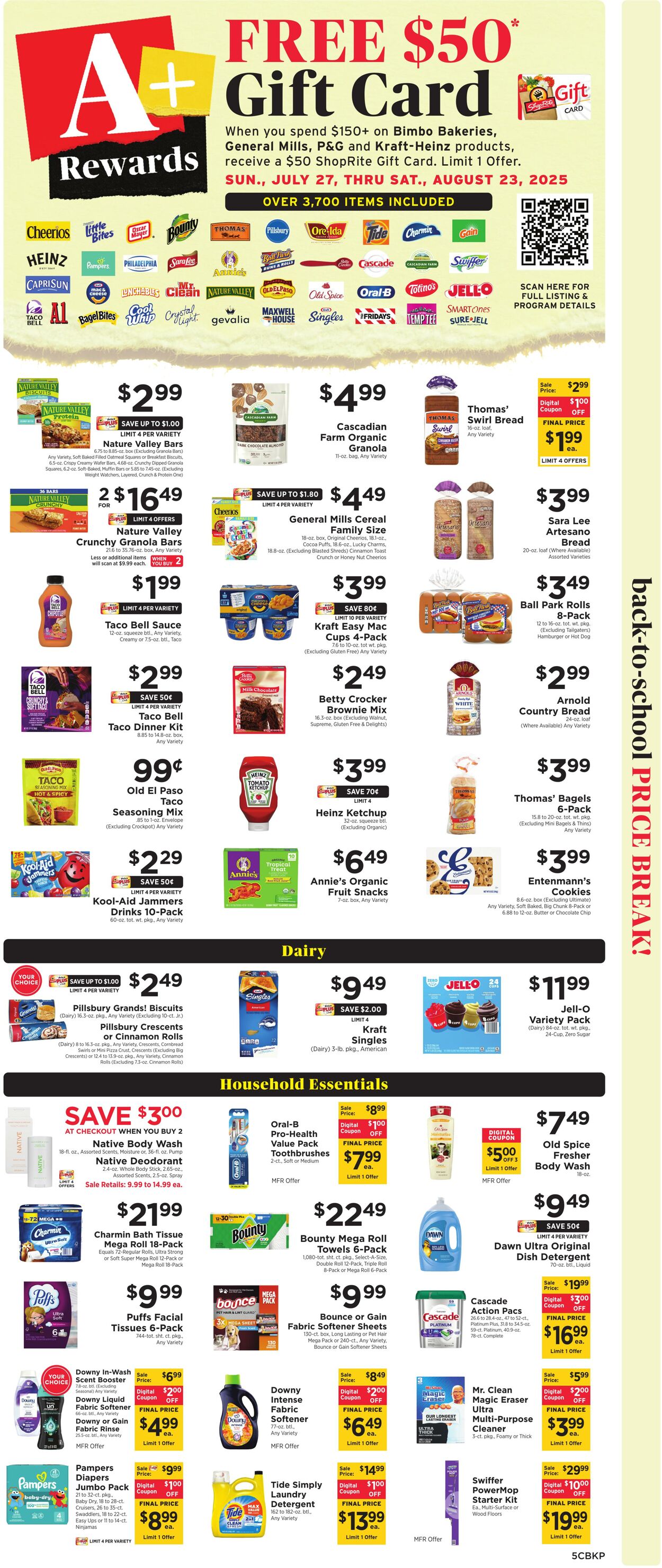 Weekly ad ShopRite 07/31/2025 - 08/09/2025