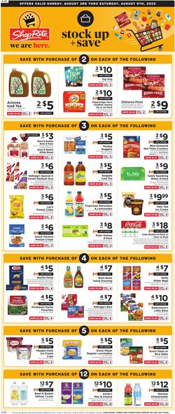 Weekly ad ShopRite 07/31/2025 - 08/09/2025