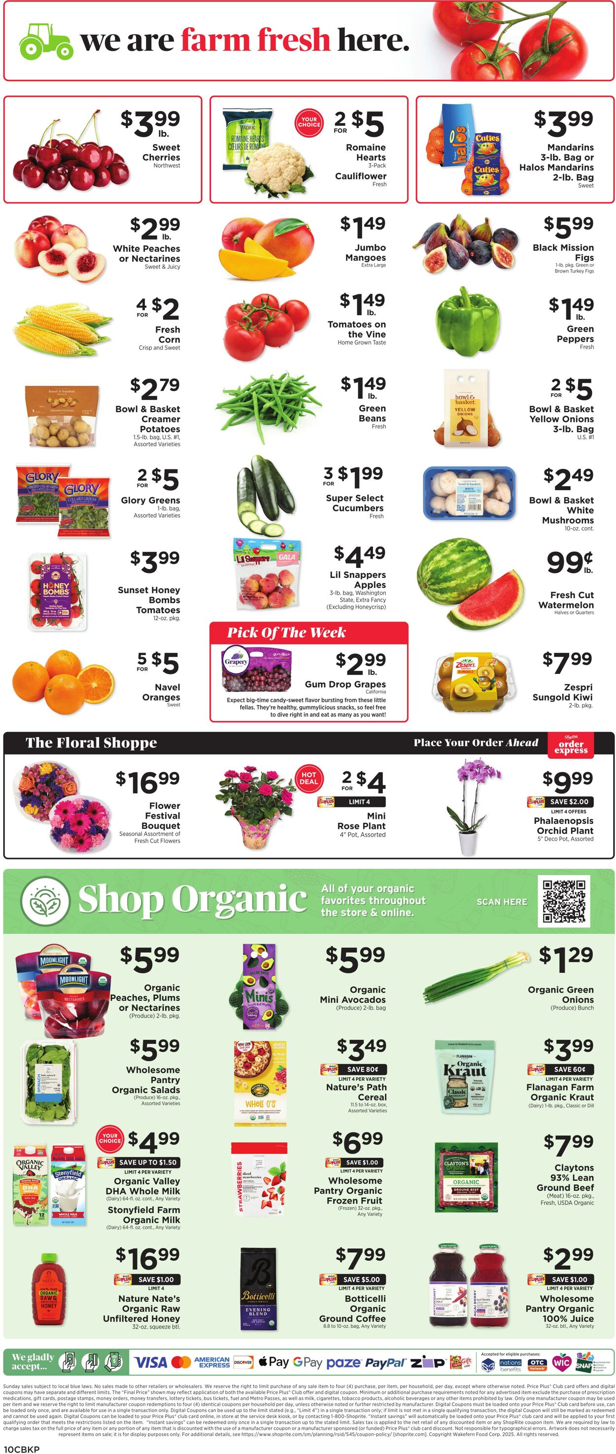 Weekly ad ShopRite 08/07/2025 - 08/16/2025