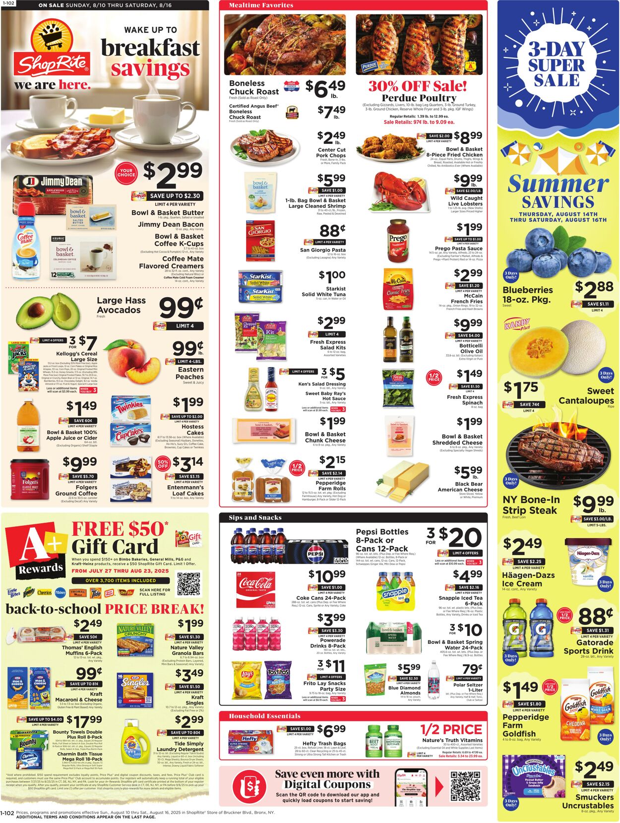 Weekly ad ShopRite 08/07/2025 - 08/16/2025