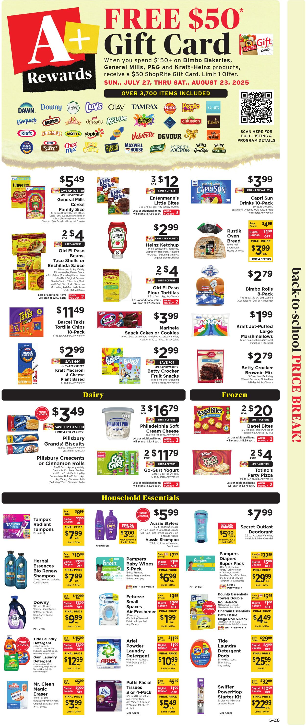 Weekly ad ShopRite 08/07/2025 - 08/16/2025