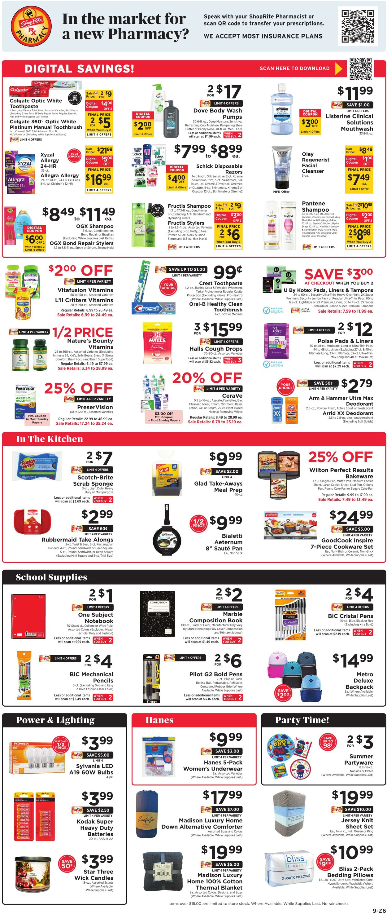 Weekly ad ShopRite 08/07/2025 - 08/16/2025