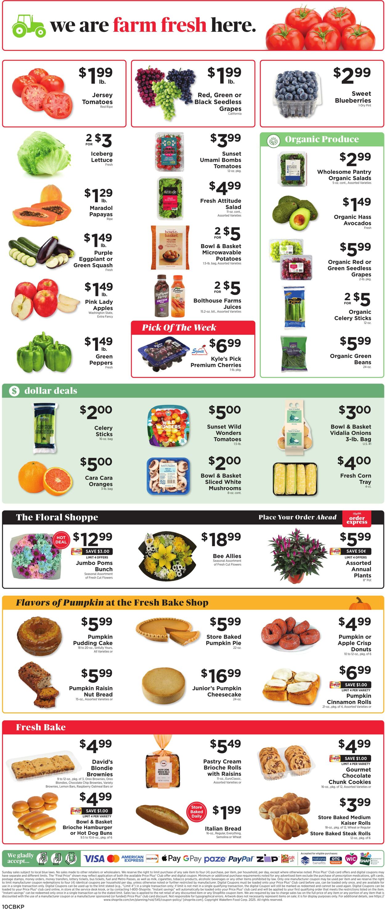 Weekly ad ShopRite 08/14/2025 - 08/21/2025
