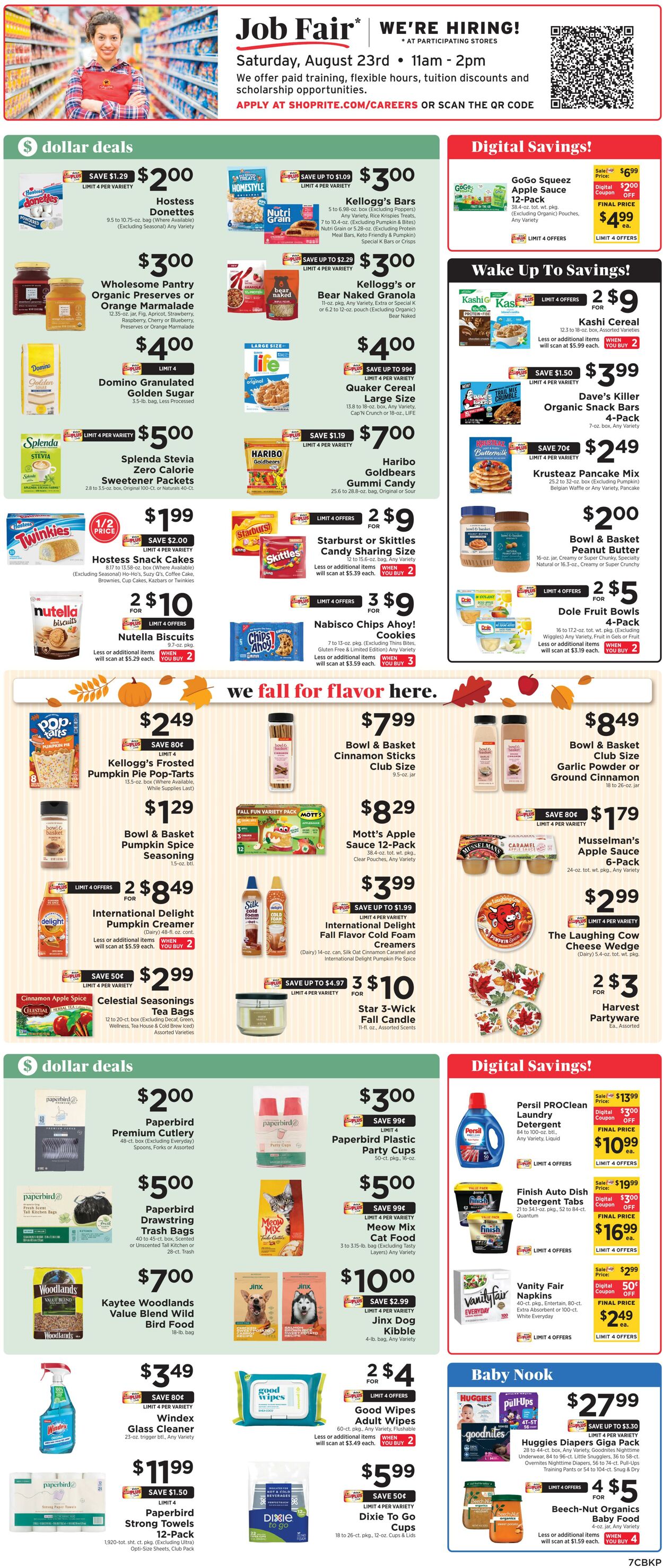 Weekly ad ShopRite 08/14/2025 - 08/21/2025