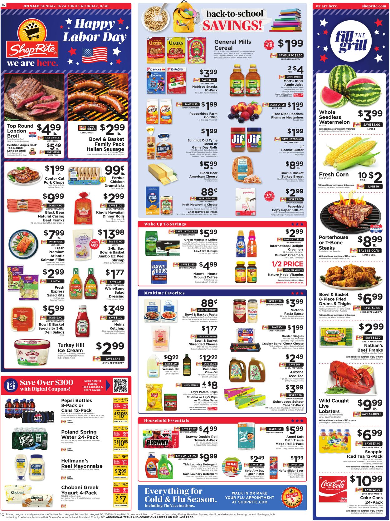 Weekly ad ShopRite 08/21/2025 - 08/30/2025