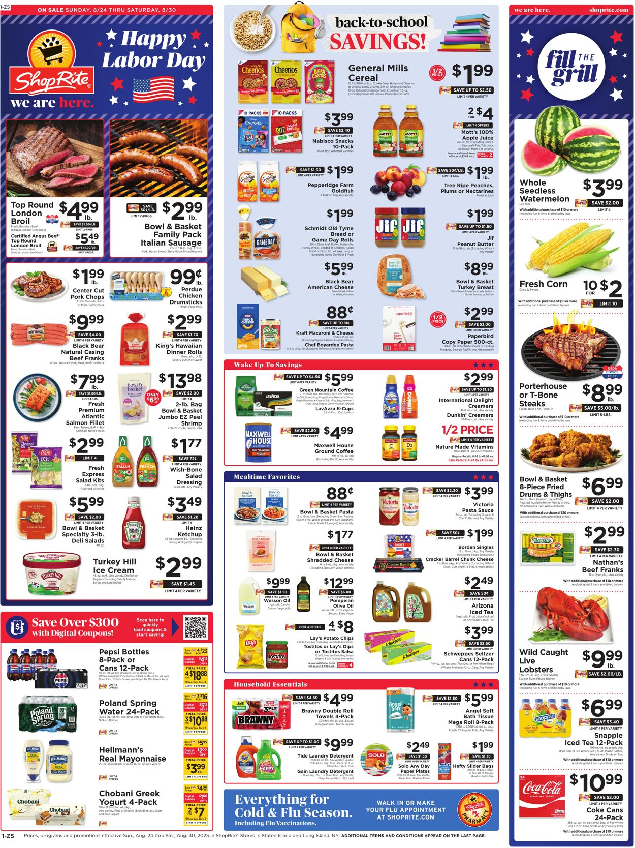 Weekly ad ShopRite 08/21/2025 - 08/30/2025
