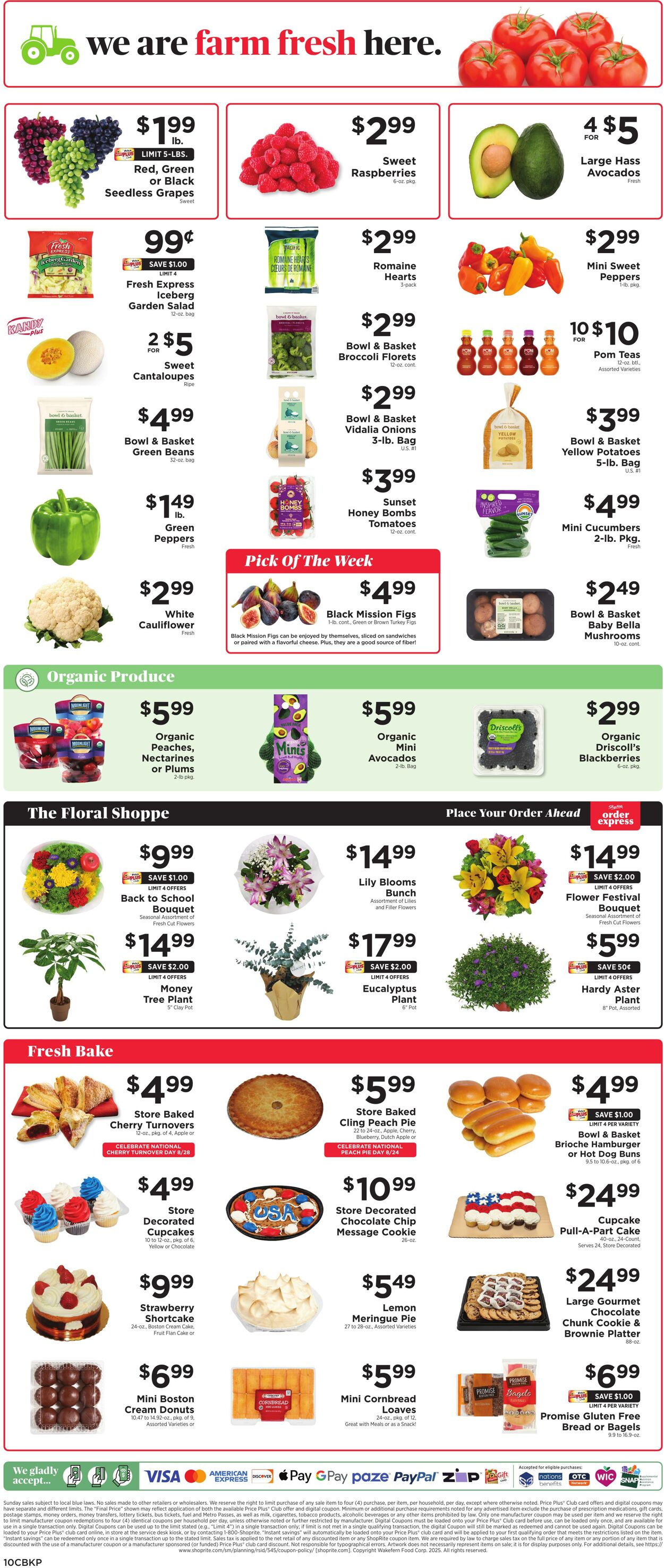 Weekly ad ShopRite 08/21/2025 - 08/30/2025