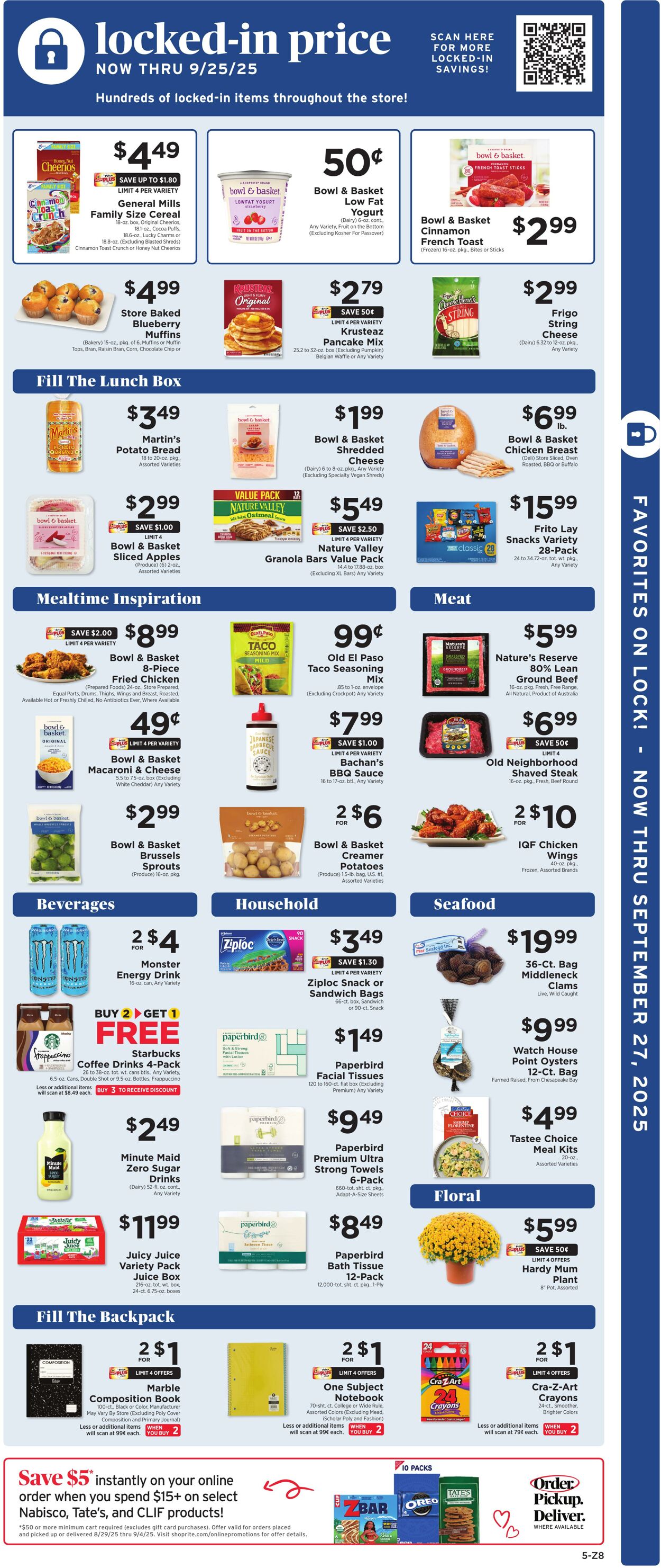 Weekly ad ShopRite 08/28/2025 - 09/04/2025