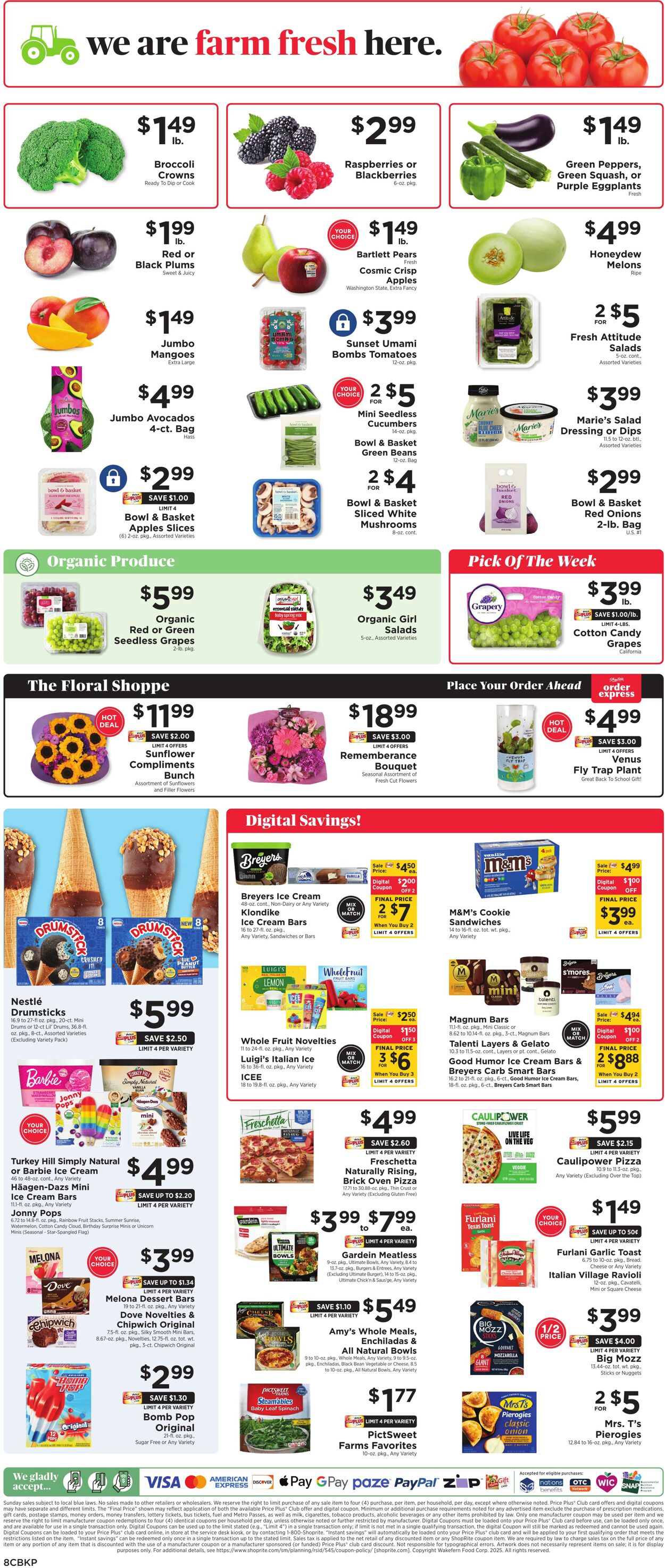 Weekly ad ShopRite 08/28/2025 - 09/04/2025