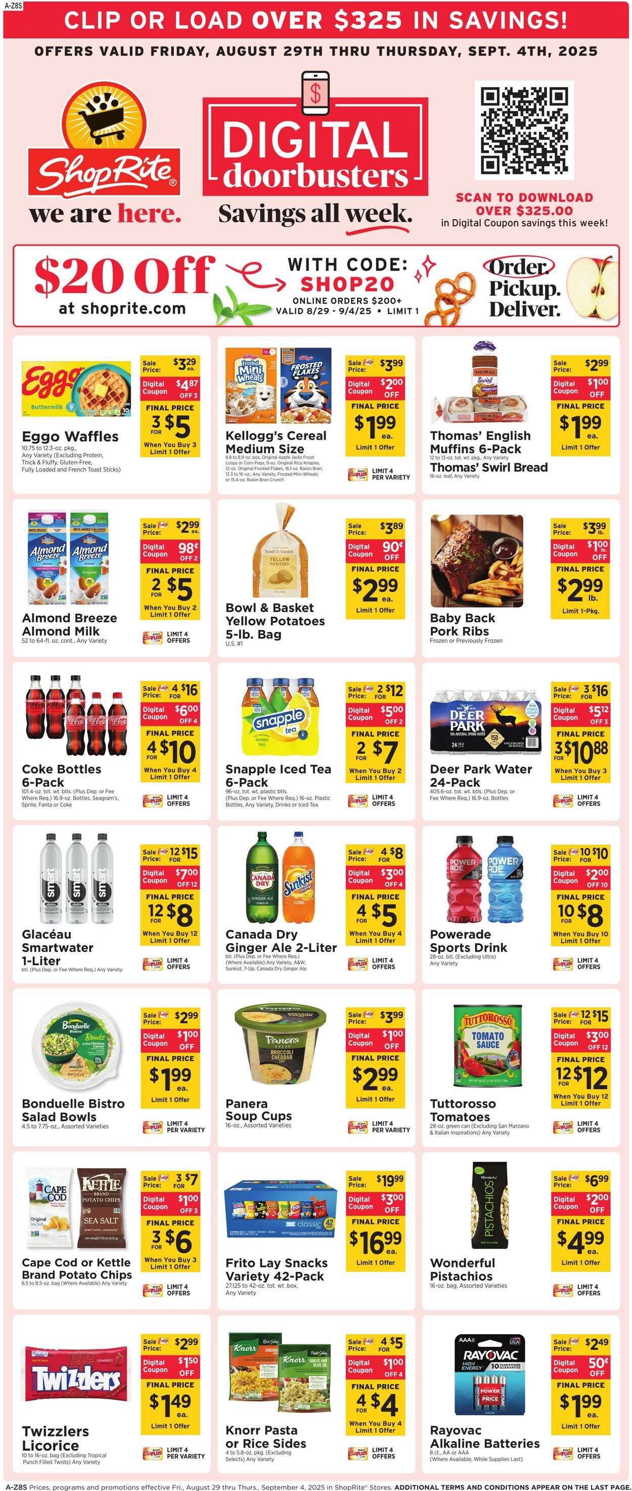 Weekly ad ShopRite 08/28/2025 - 09/04/2025