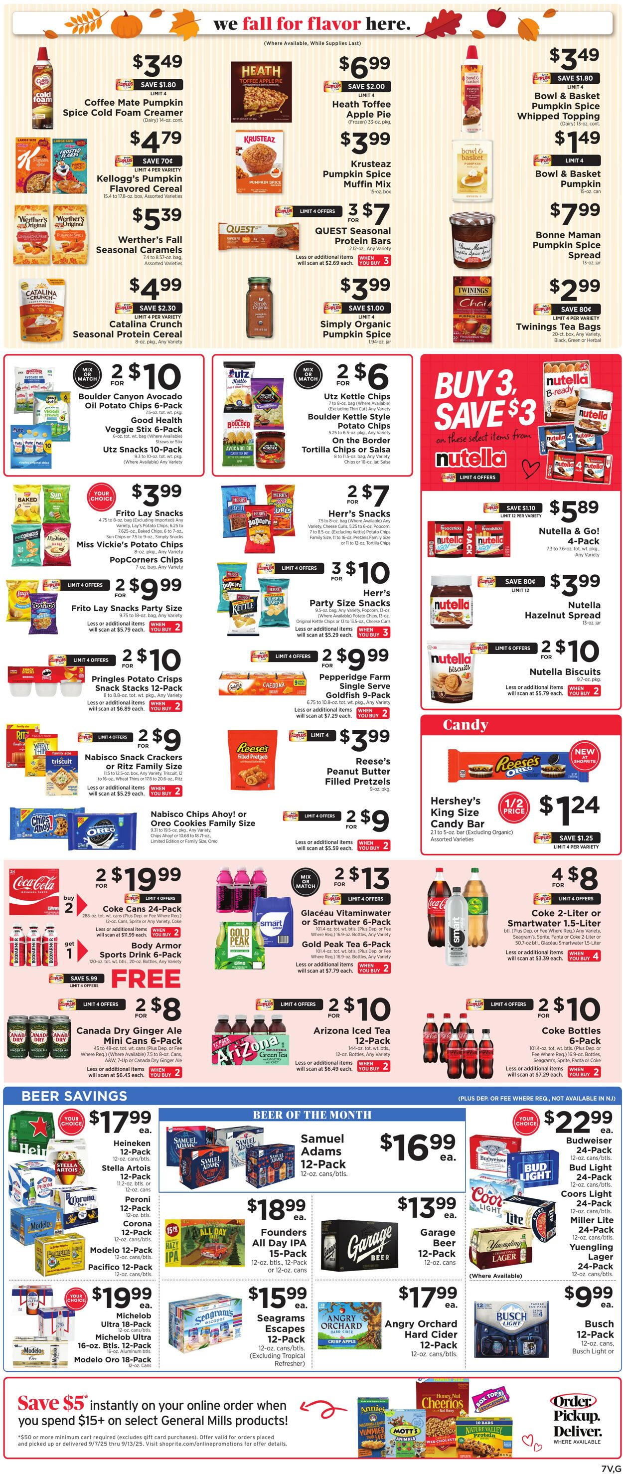 Weekly ad ShopRite 09/04/2025 - 09/13/2025