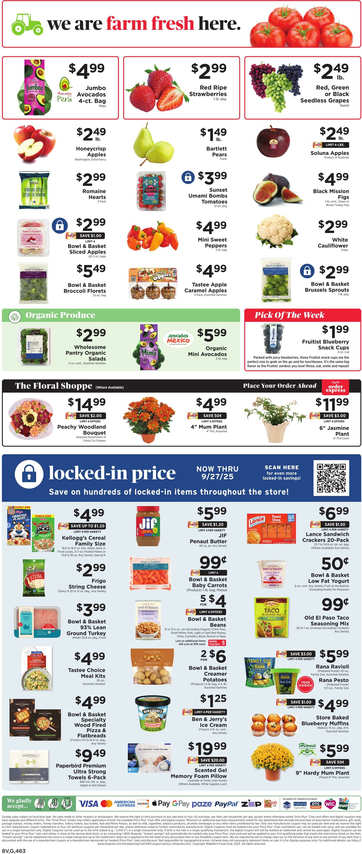 Weekly ad ShopRite 09/04/2025 - 09/13/2025