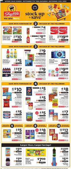 Weekly ad ShopRite 09/04/2025 - 09/13/2025