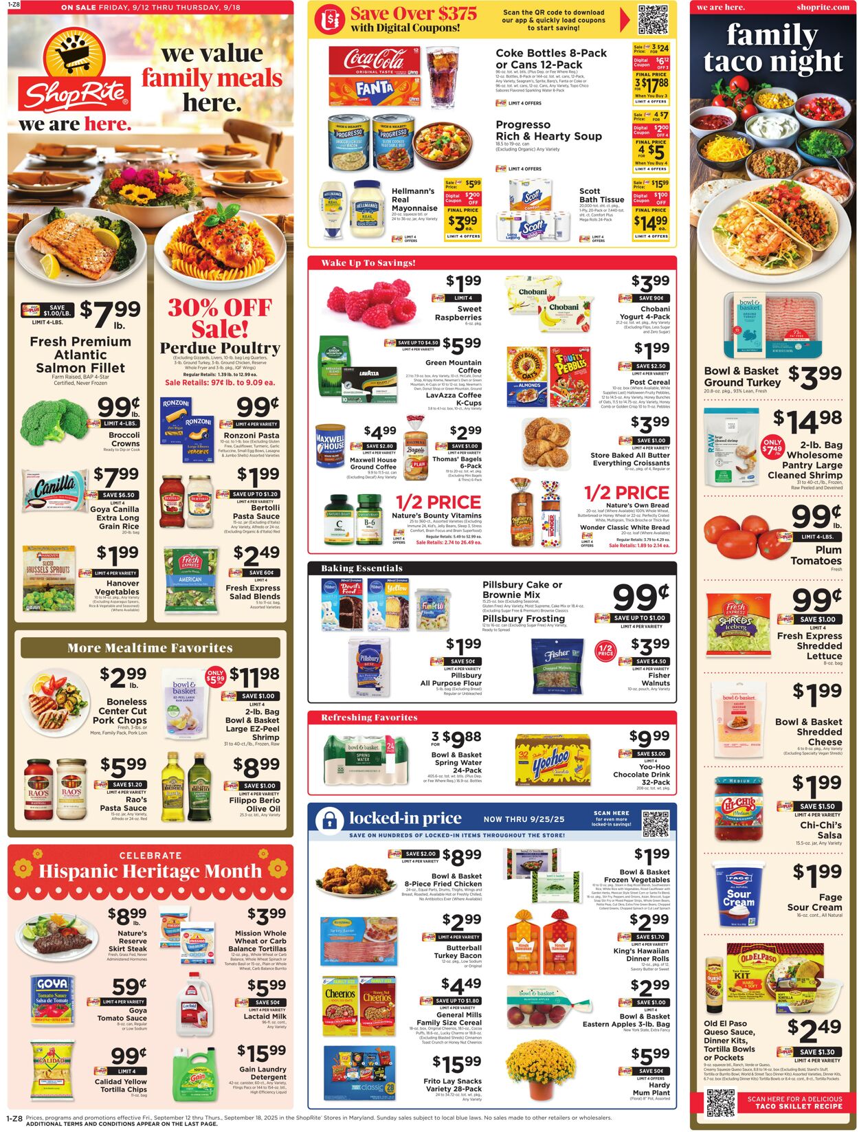 Weekly ad ShopRite 09/12/2025 - 09/18/2025
