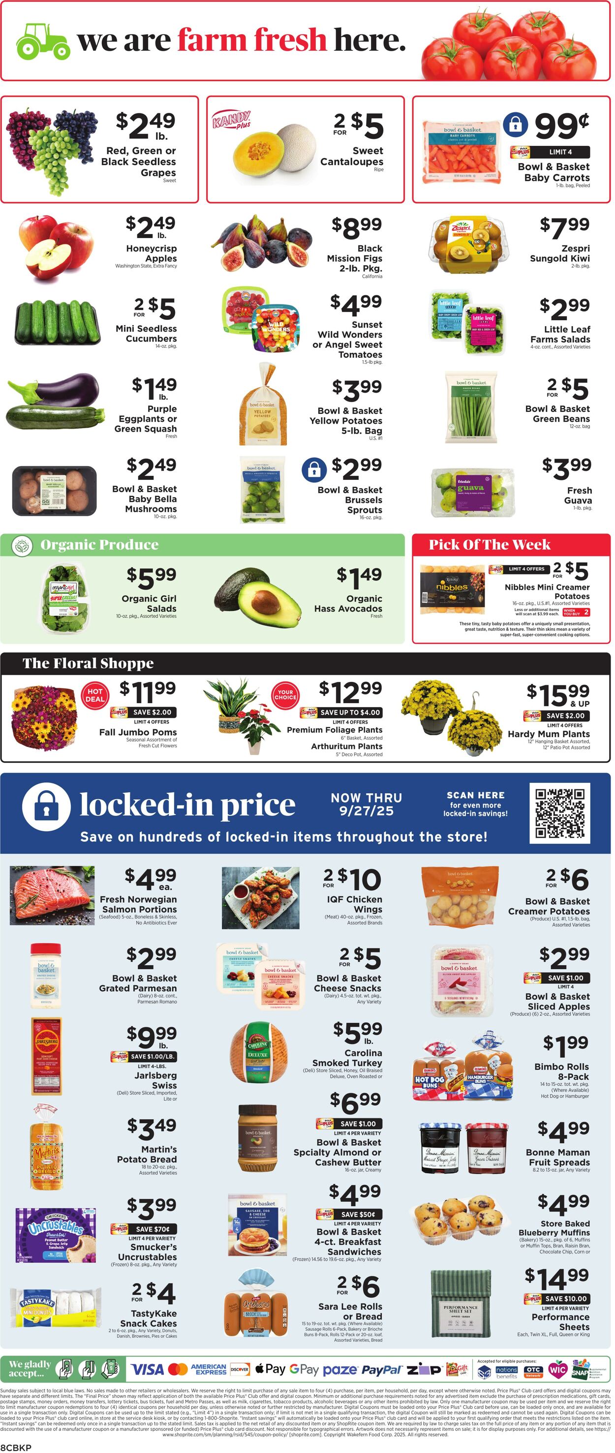 Weekly ad ShopRite 09/11/2025 - 09/20/2025