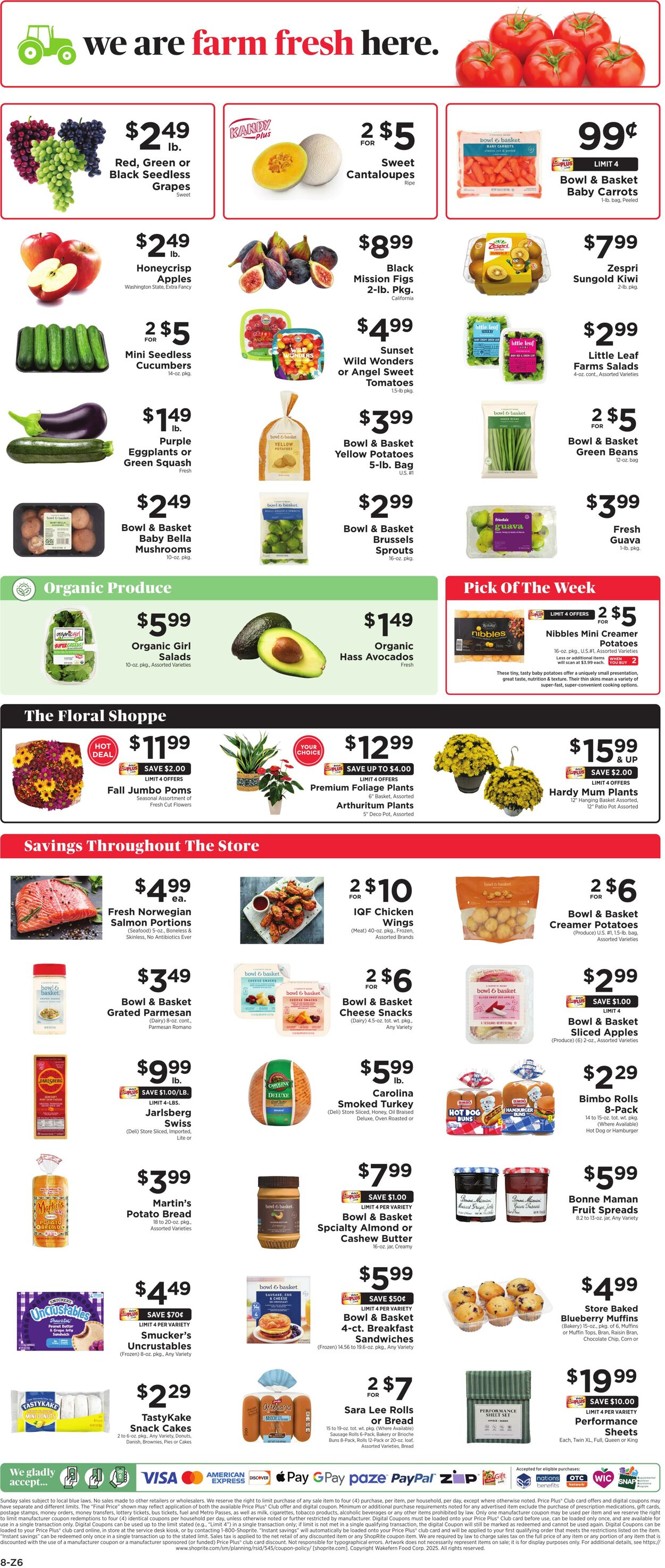 Weekly ad ShopRite 09/11/2025 - 09/20/2025