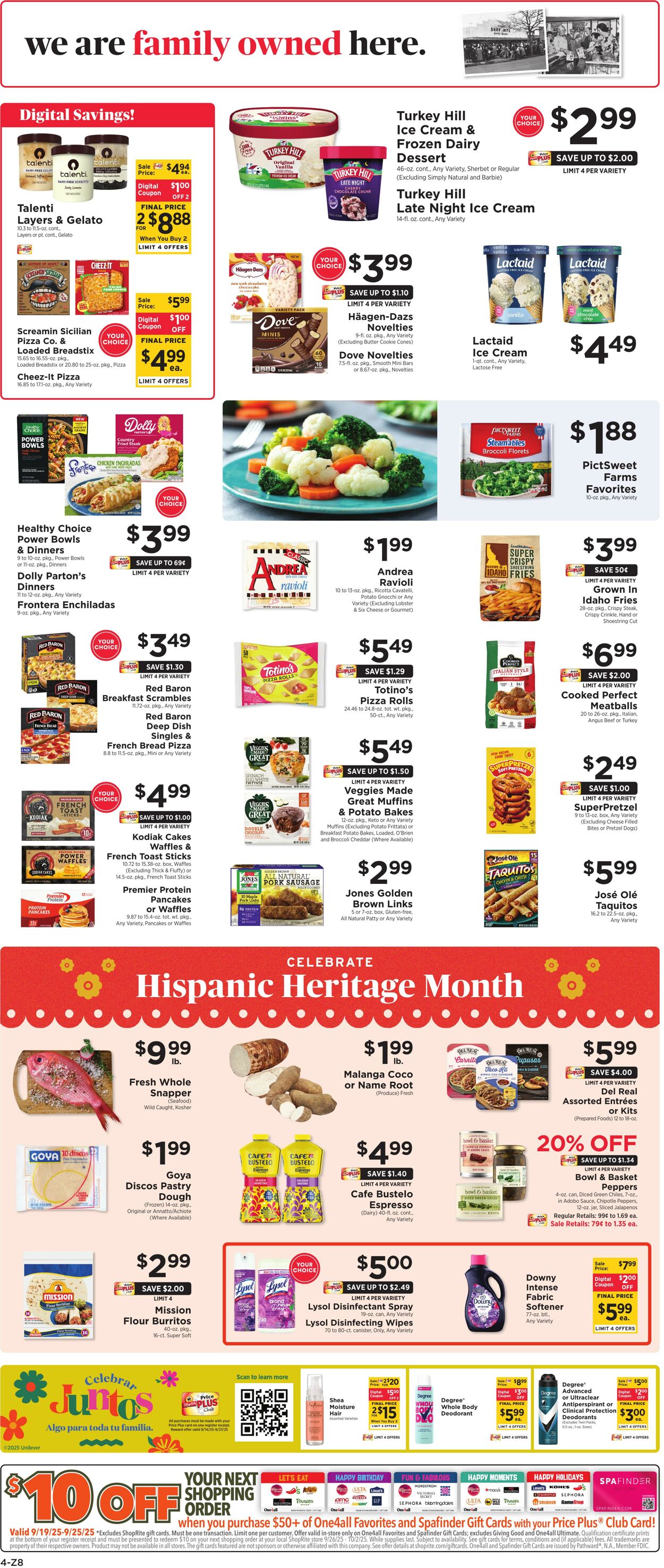 Weekly ad ShopRite 09/18/2025 - 09/25/2025