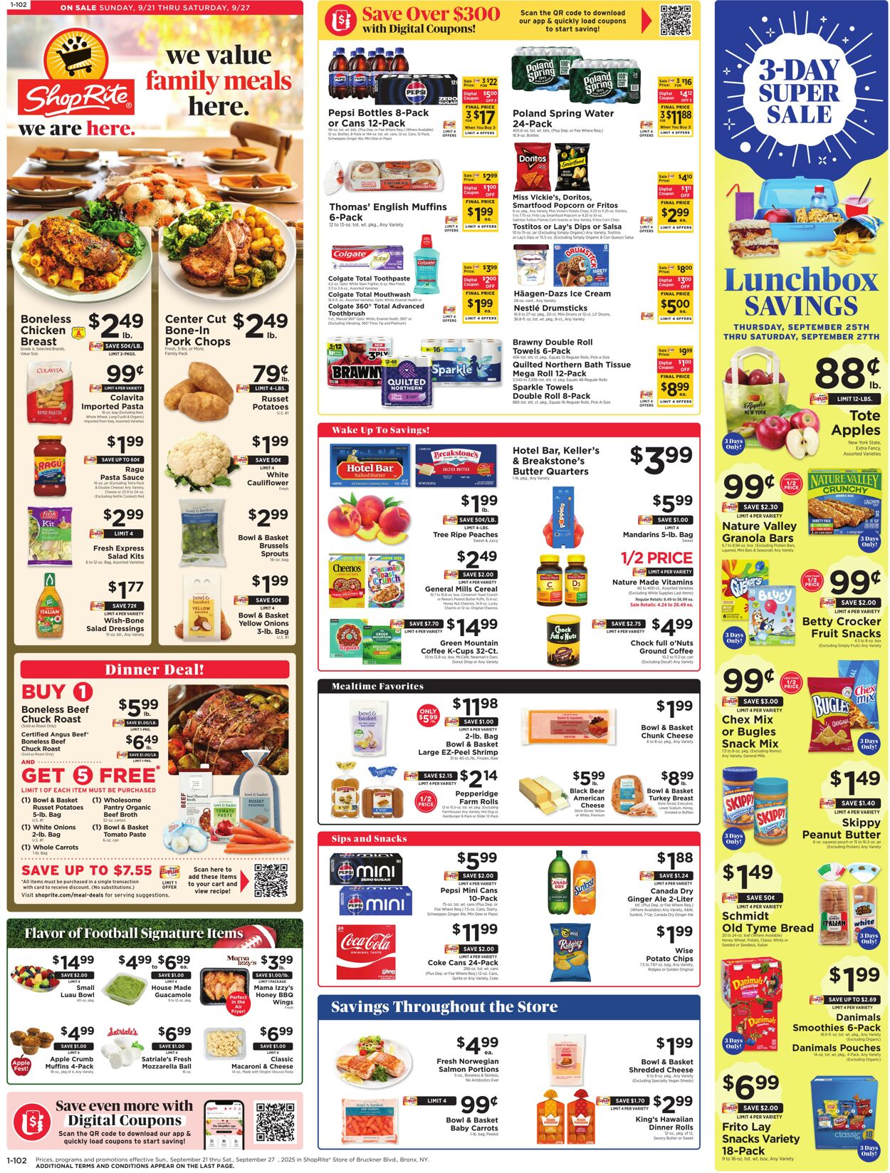 Weekly ad ShopRite 09/18/2025 - 09/27/2025