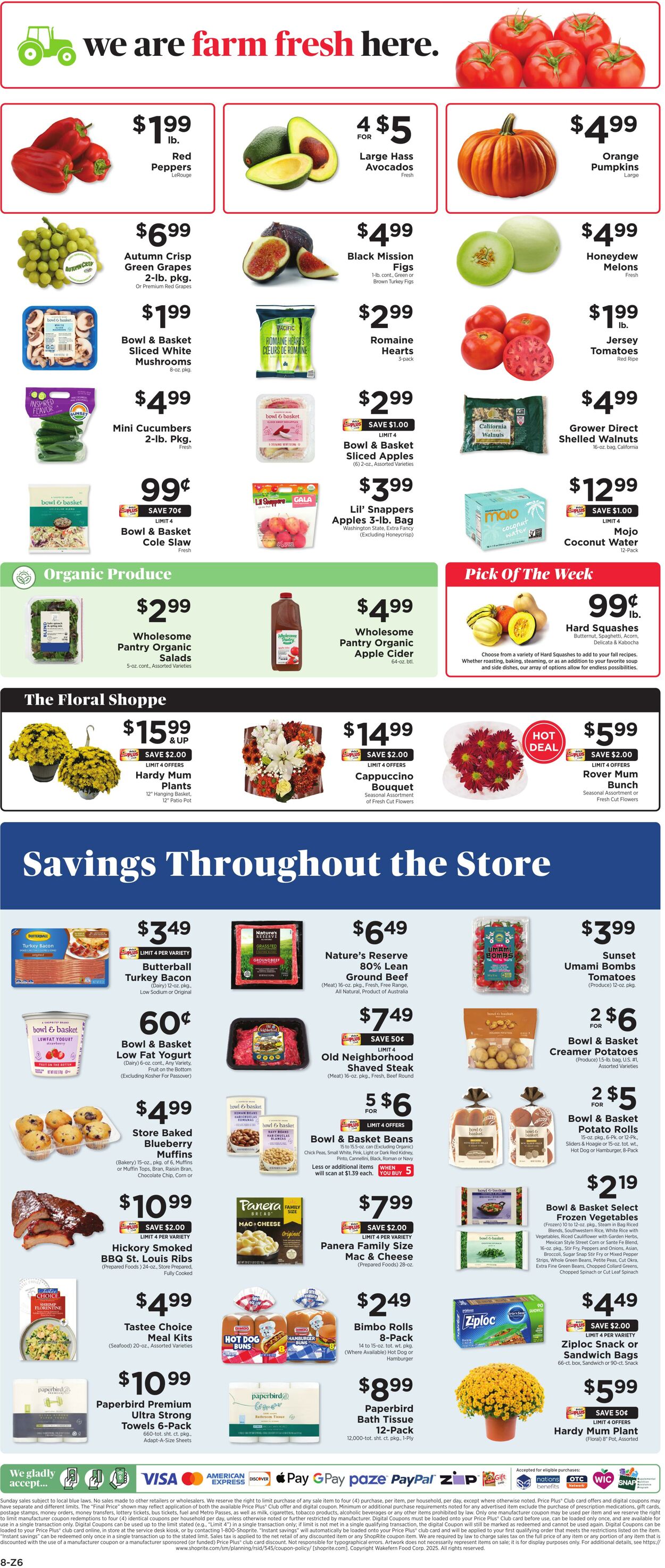 Weekly ad ShopRite 09/18/2025 - 09/27/2025