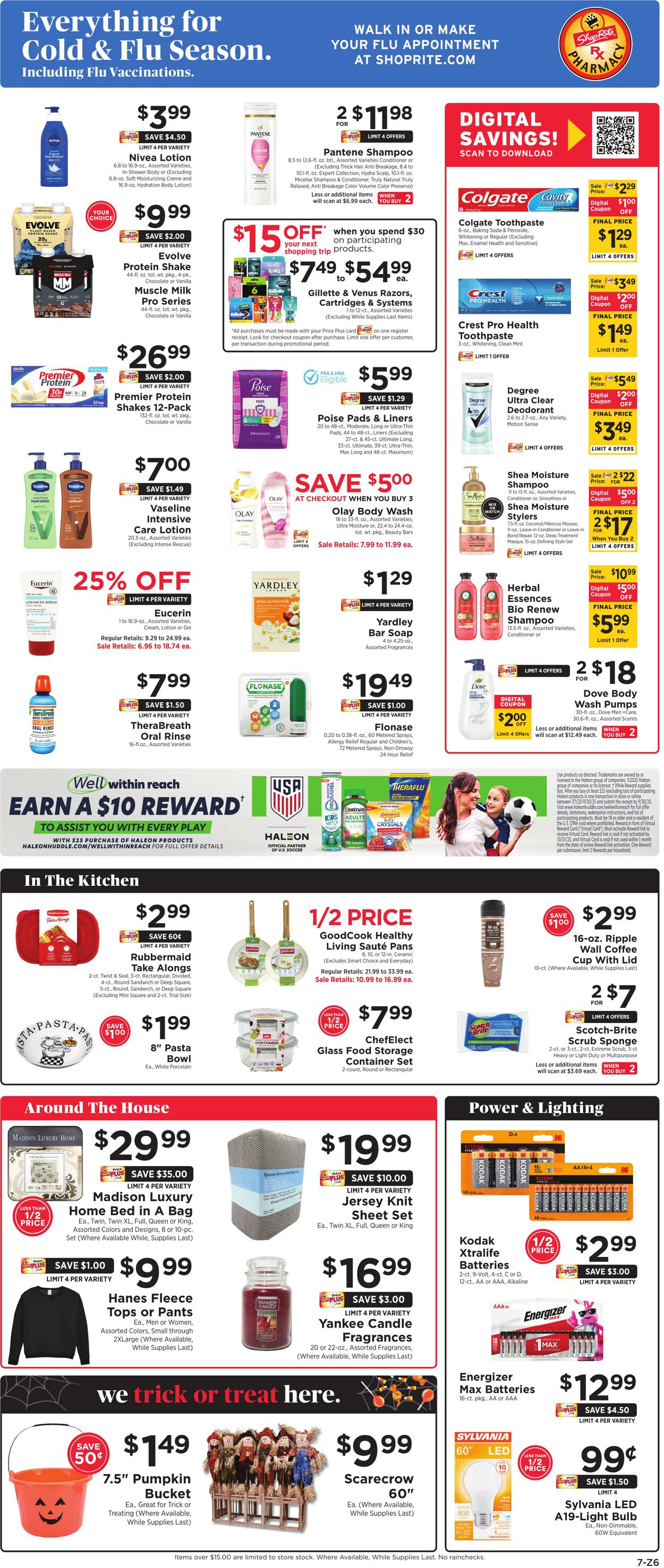 Weekly ad ShopRite 09/18/2025 - 09/27/2025