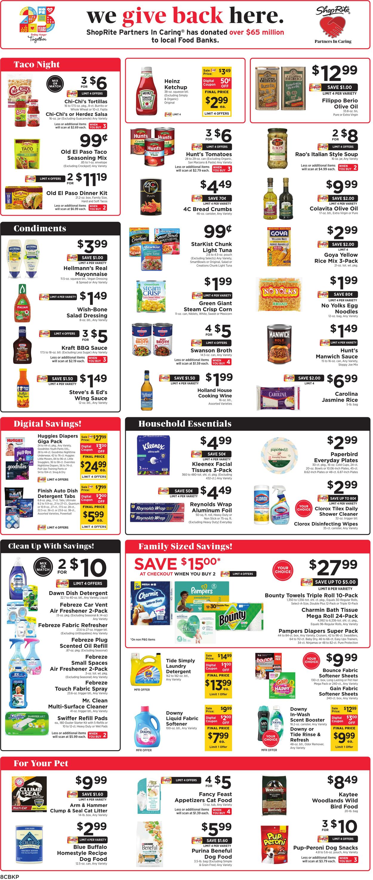 Weekly ad ShopRite 09/25/2025 - 10/02/2025