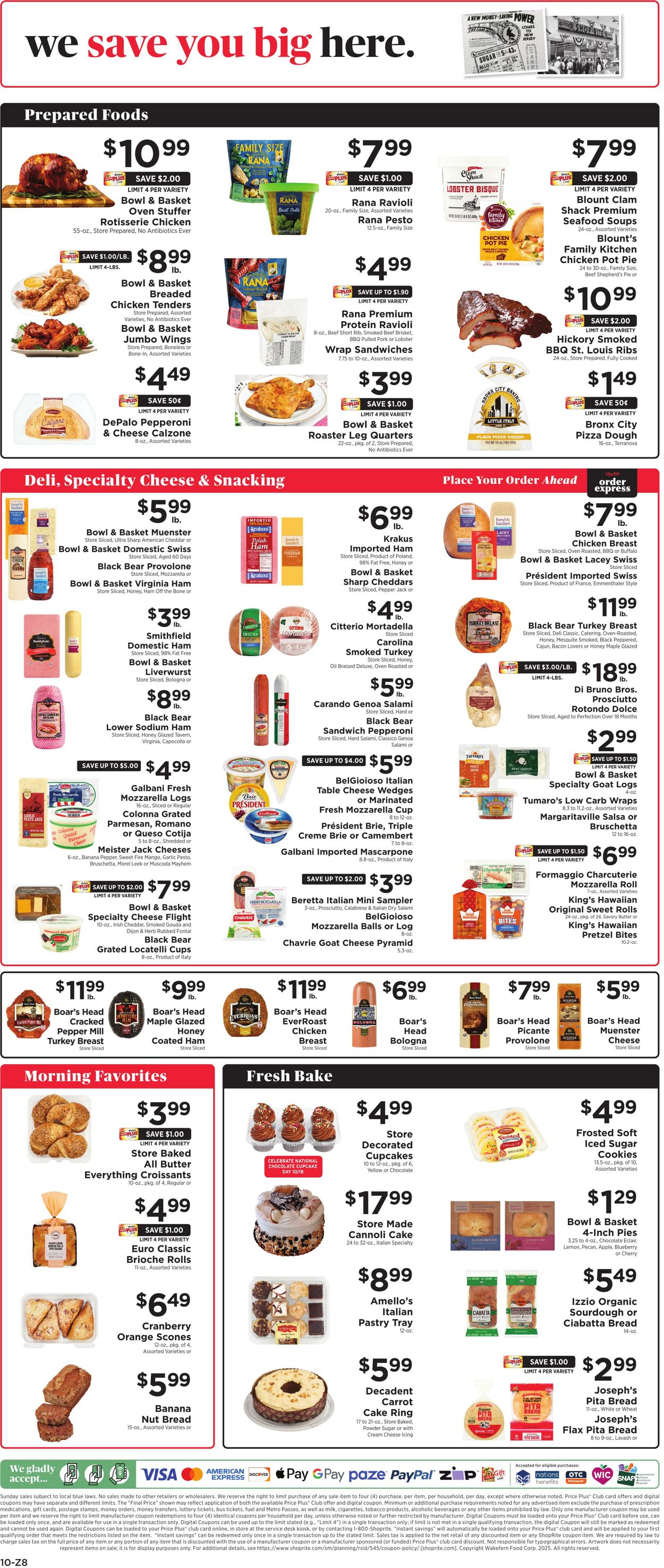 Weekly ad ShopRite 10/09/2025 - 10/16/2025