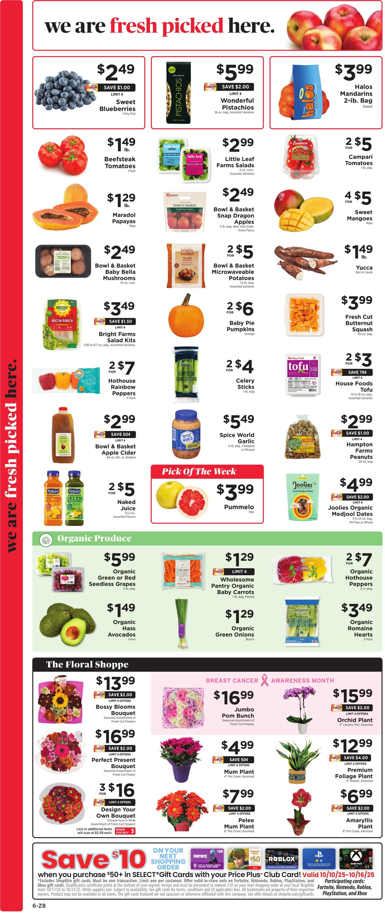 Weekly ad ShopRite 10/09/2025 - 10/16/2025