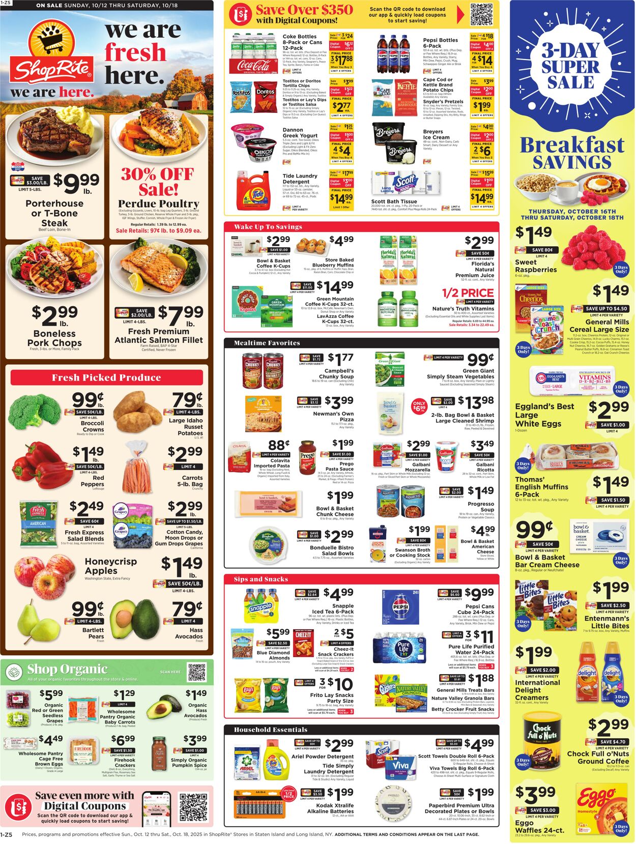 Weekly ad ShopRite 10/09/2025 - 10/18/2025