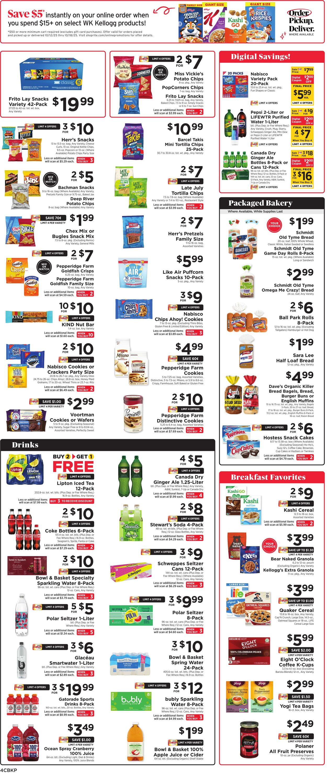 Weekly ad ShopRite 10/09/2025 - 10/18/2025