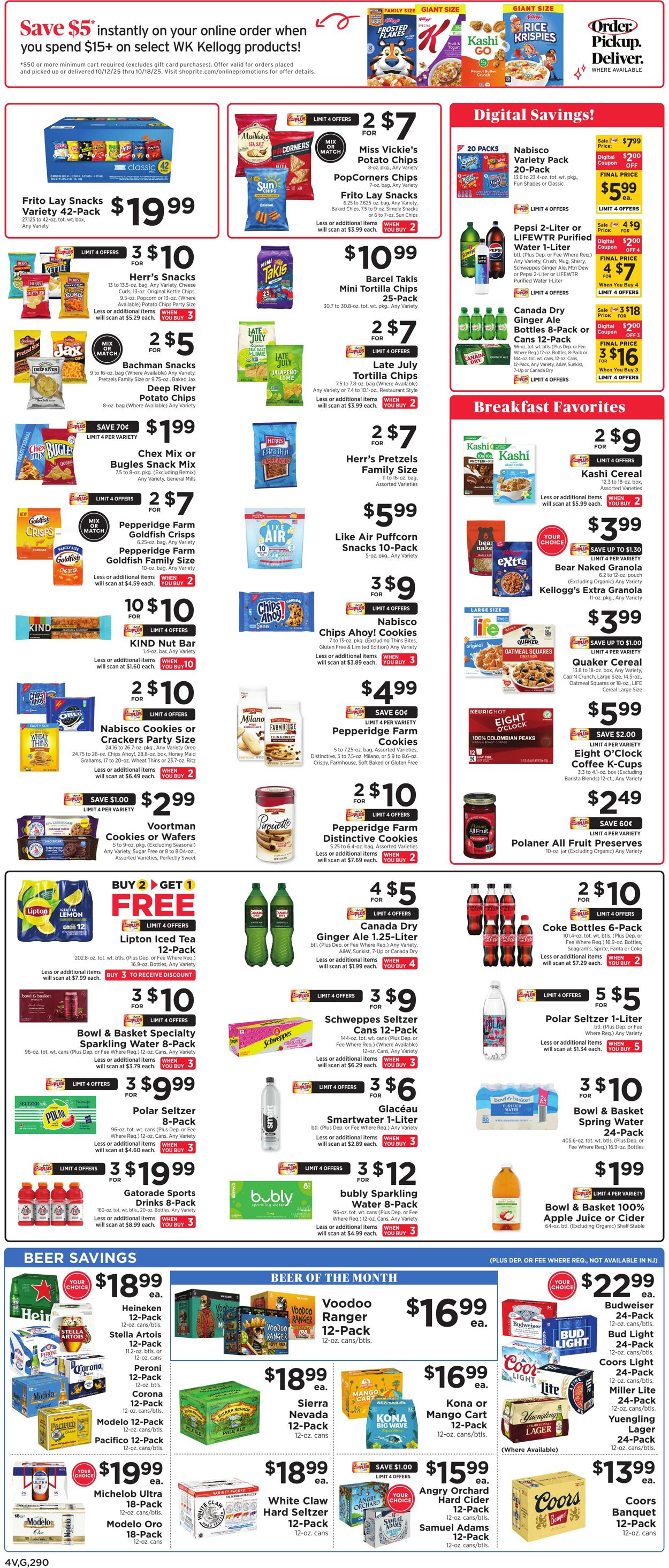 Weekly ad ShopRite 10/09/2025 - 10/18/2025