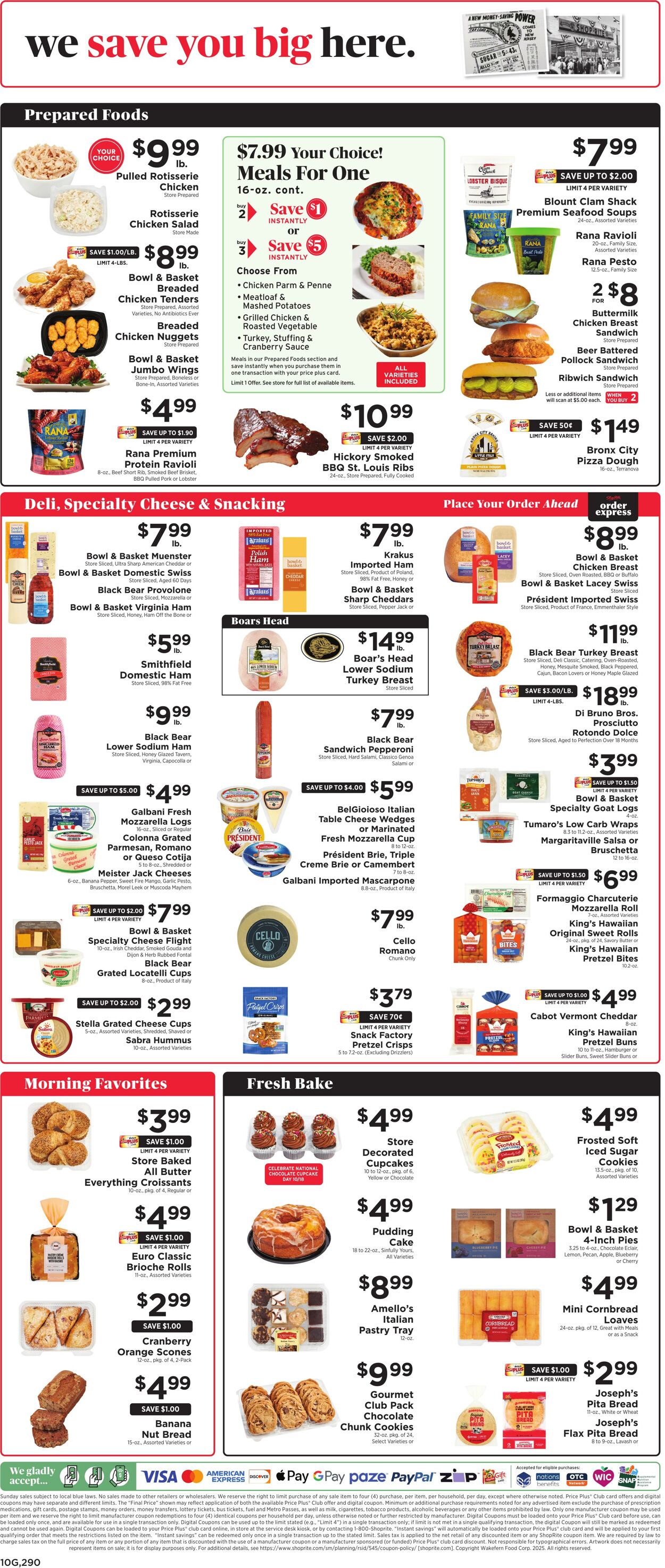 Weekly ad ShopRite 10/09/2025 - 10/18/2025