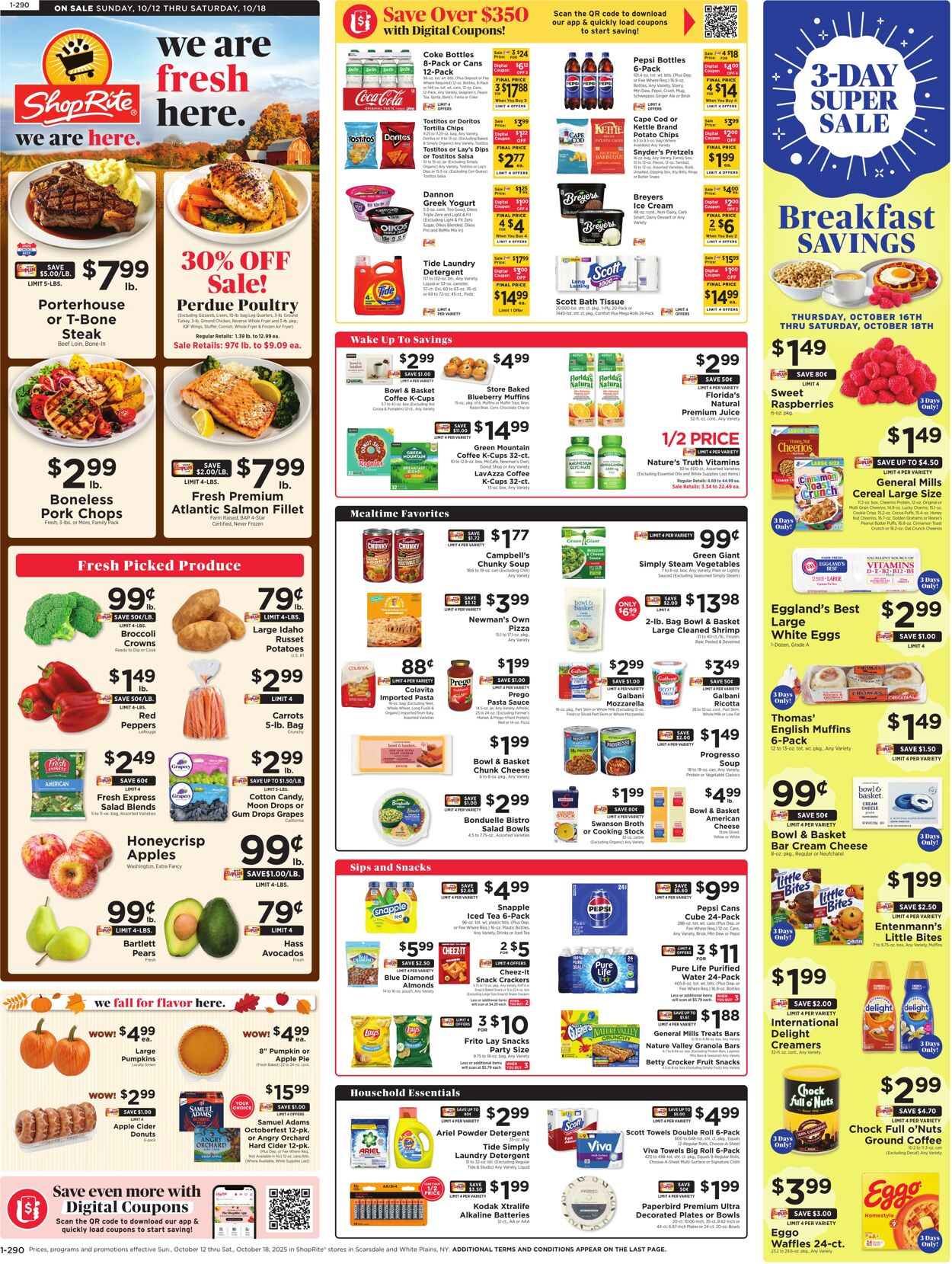 Weekly ad ShopRite 10/09/2025 - 10/18/2025