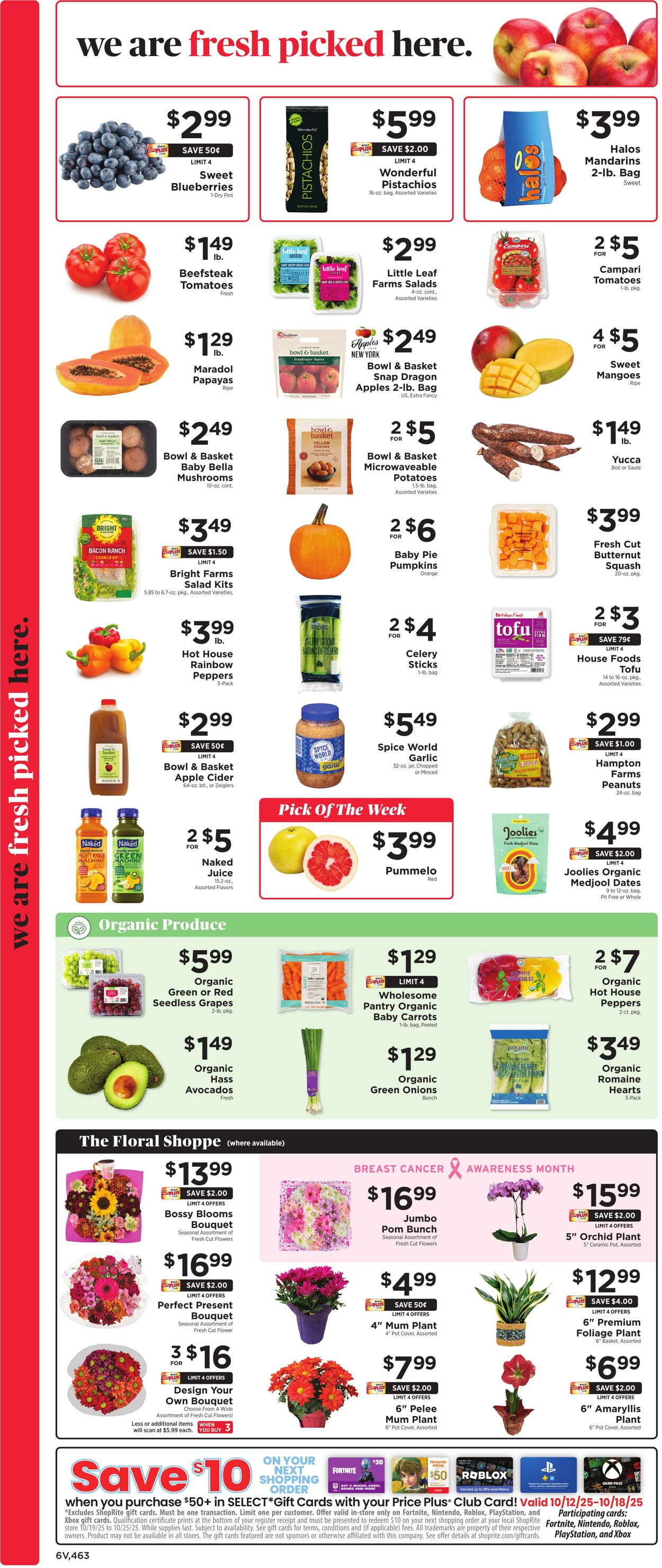 Weekly ad ShopRite 10/09/2025 - 10/18/2025